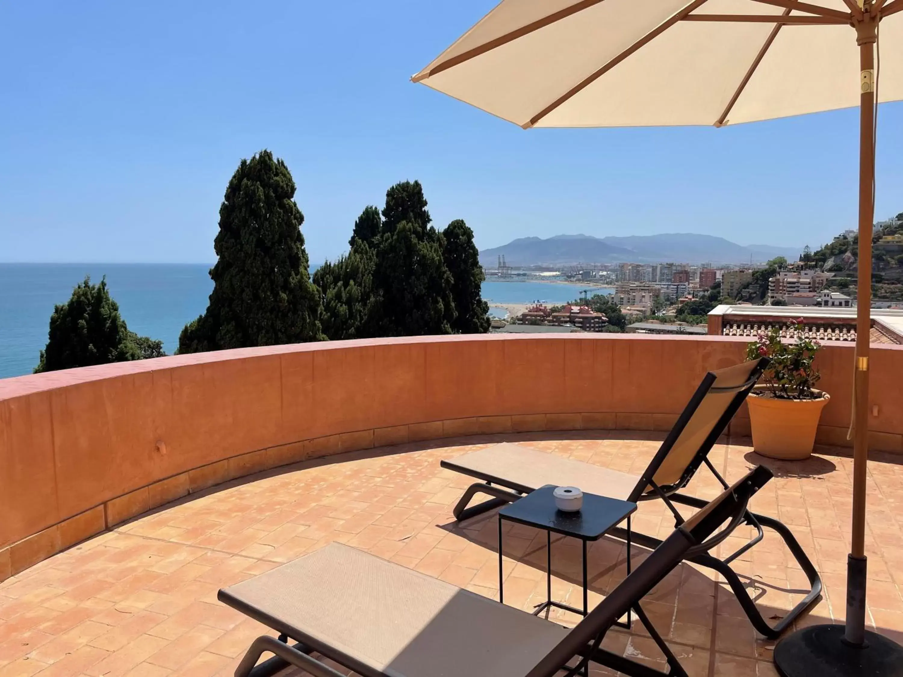 Balcony/Terrace in Soho Boutique Castillo de Santa Catalina - Adults Recommended