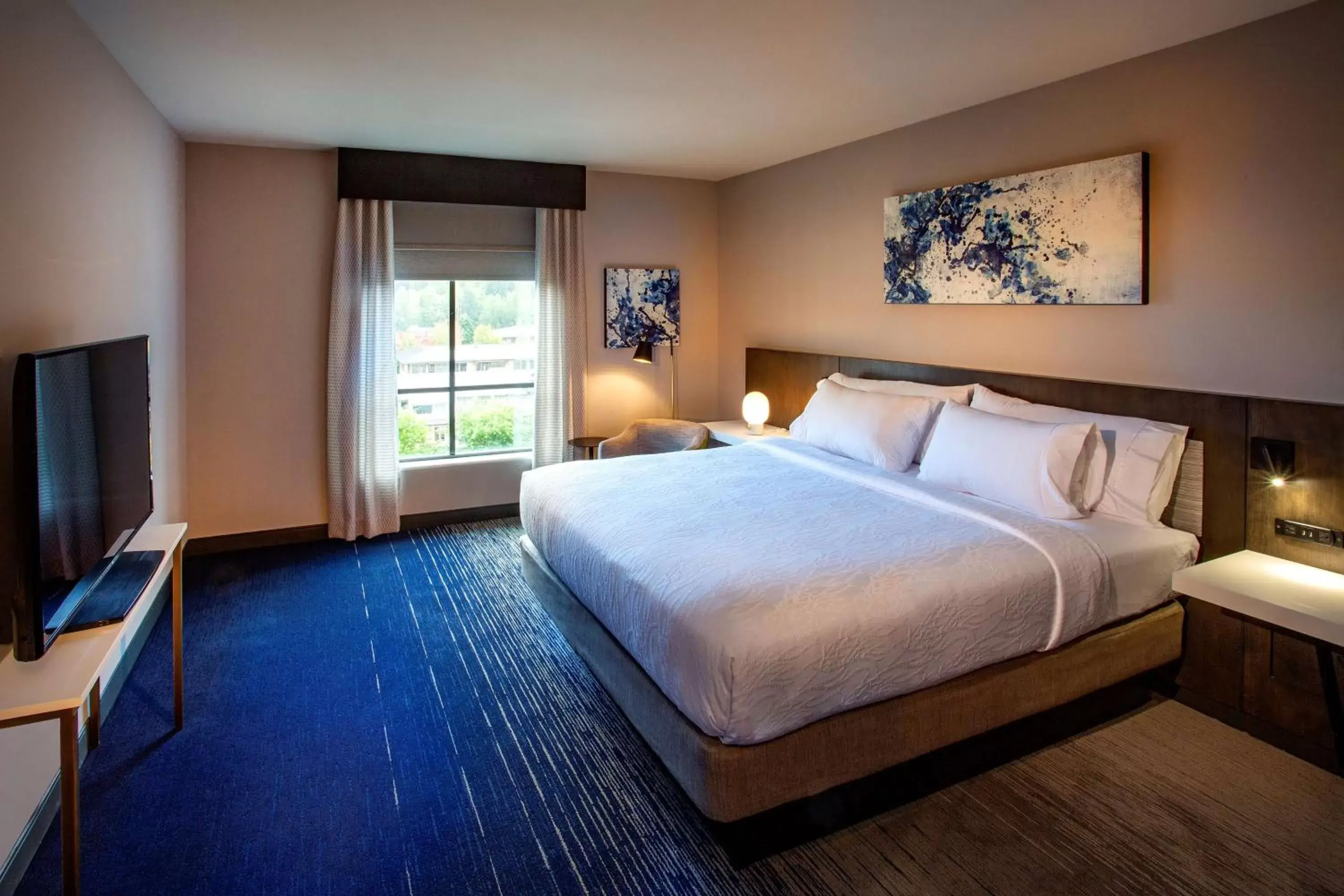 Bedroom, Bed in Hilton Garden Inn Redmond Town Center, Wa