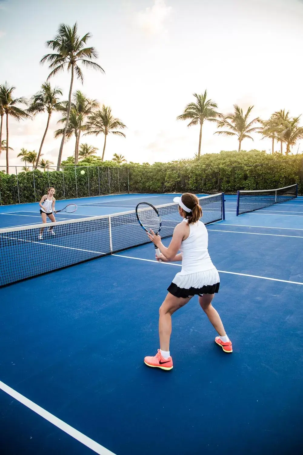 Tennis court in The Lago Mar Beach Resort and Club