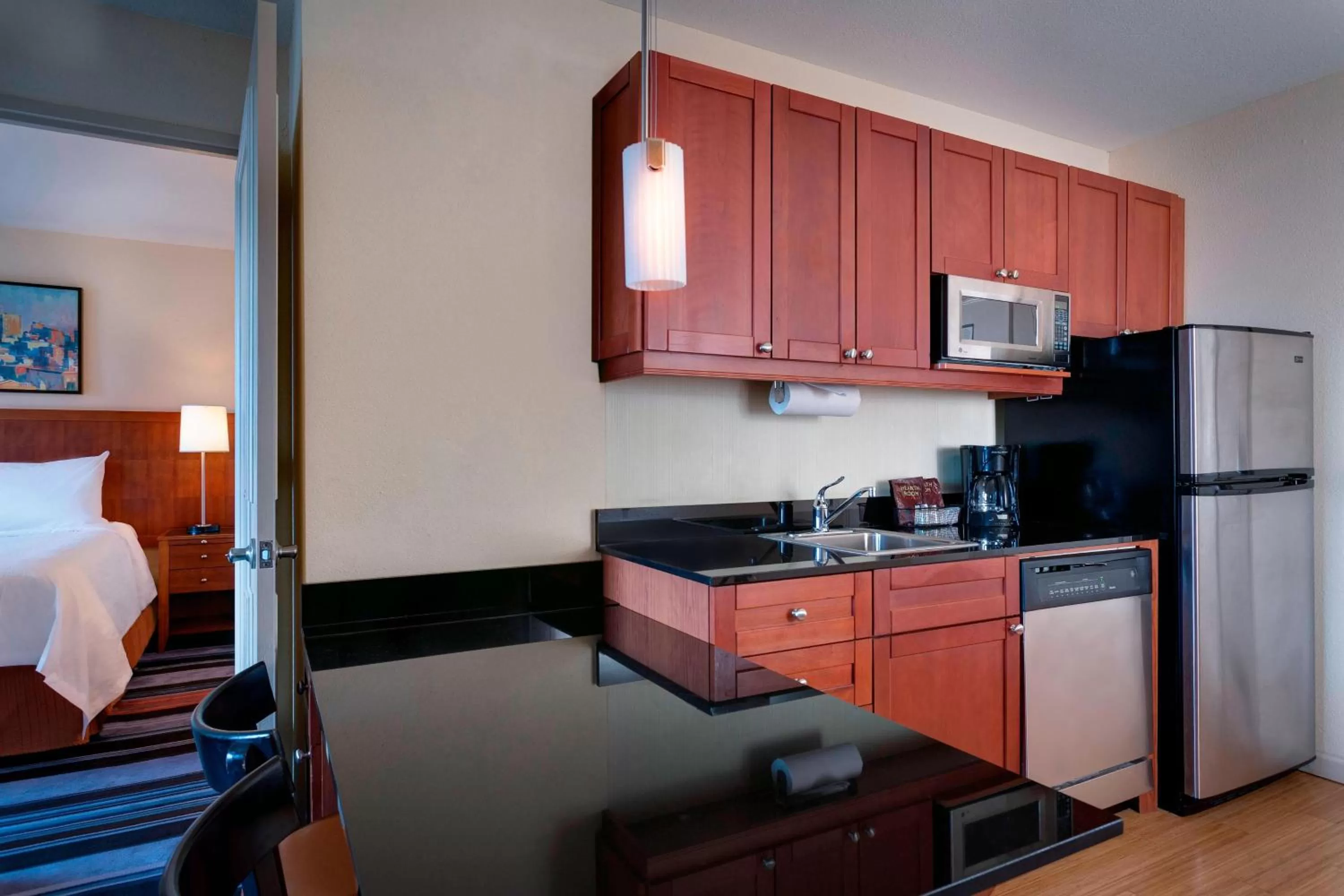 Bedroom, Bed in Residence Inn by Marriott New York Manhattan/Times Square