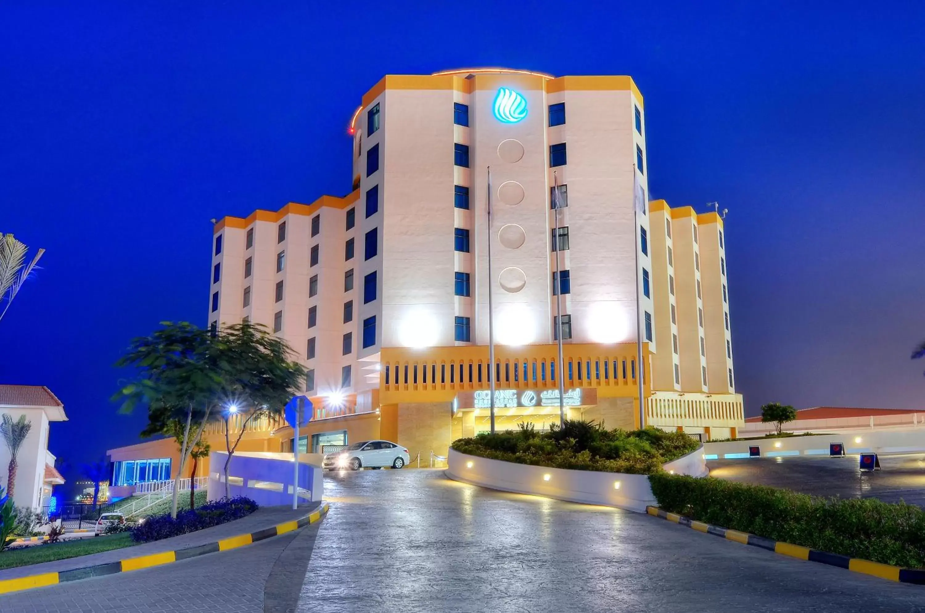 Night, Property Building in Oceanic Khorfakkan Resort & Spa
