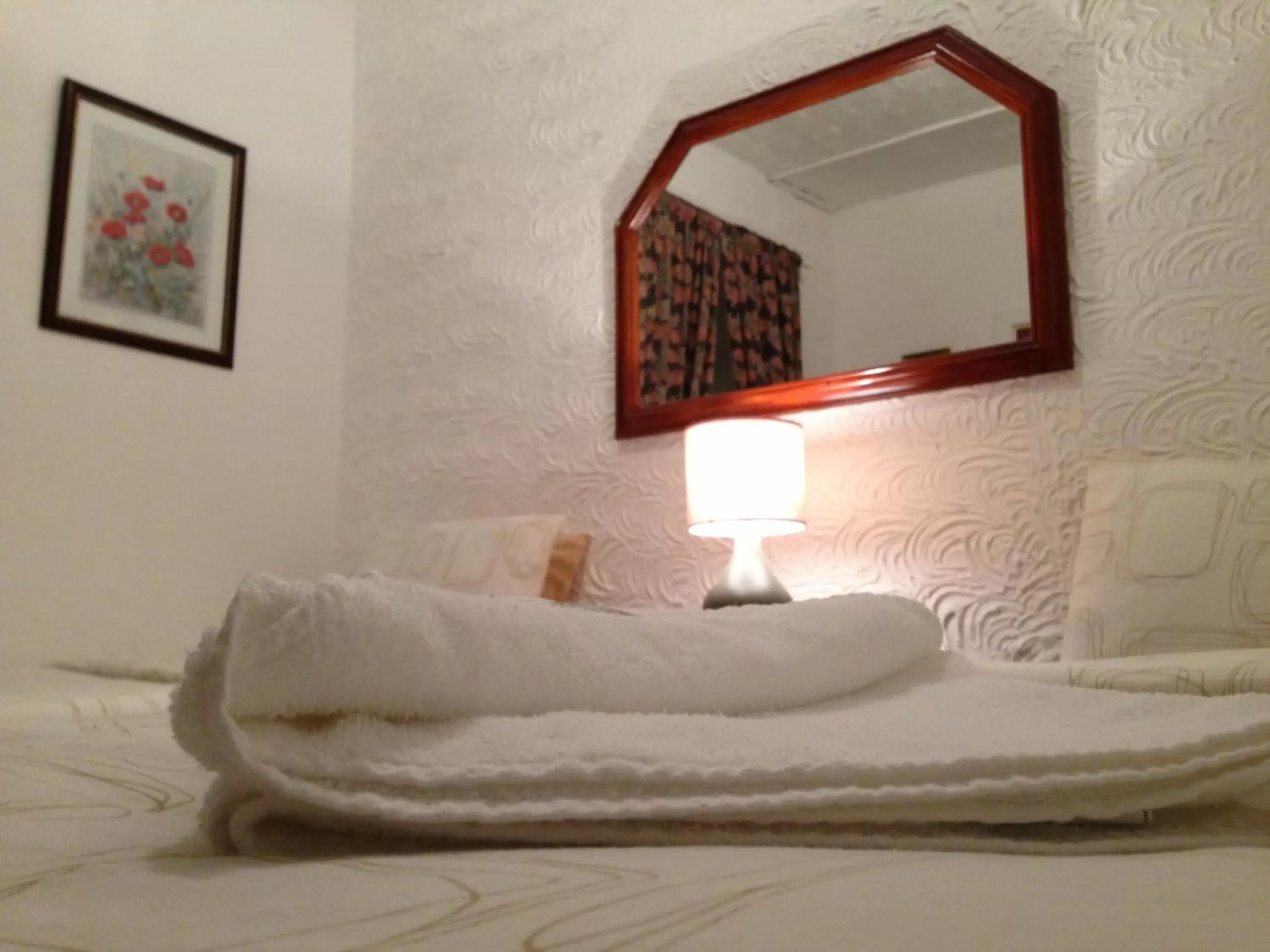 Decorative detail, Bed in Wilsons Hotel - Blackpool Tower View