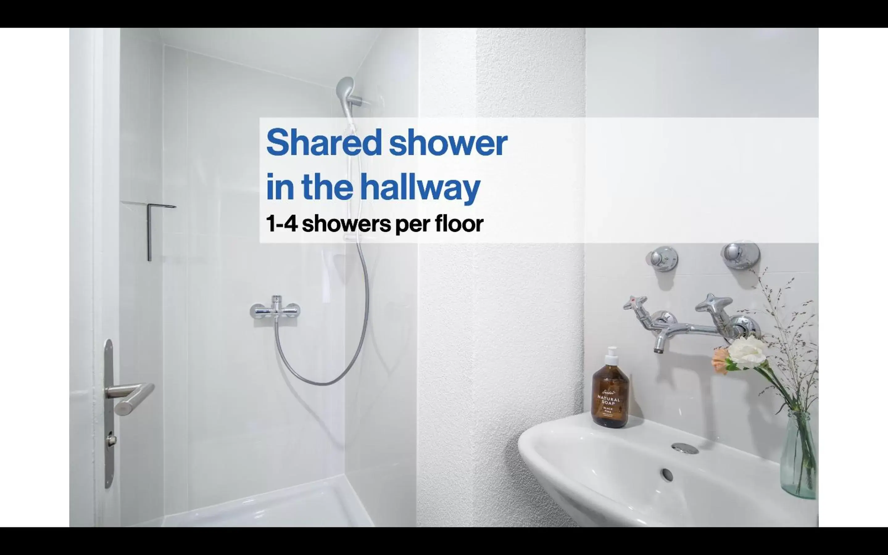 Shower, Bathroom in Pop Up Hotel Krone Zürich