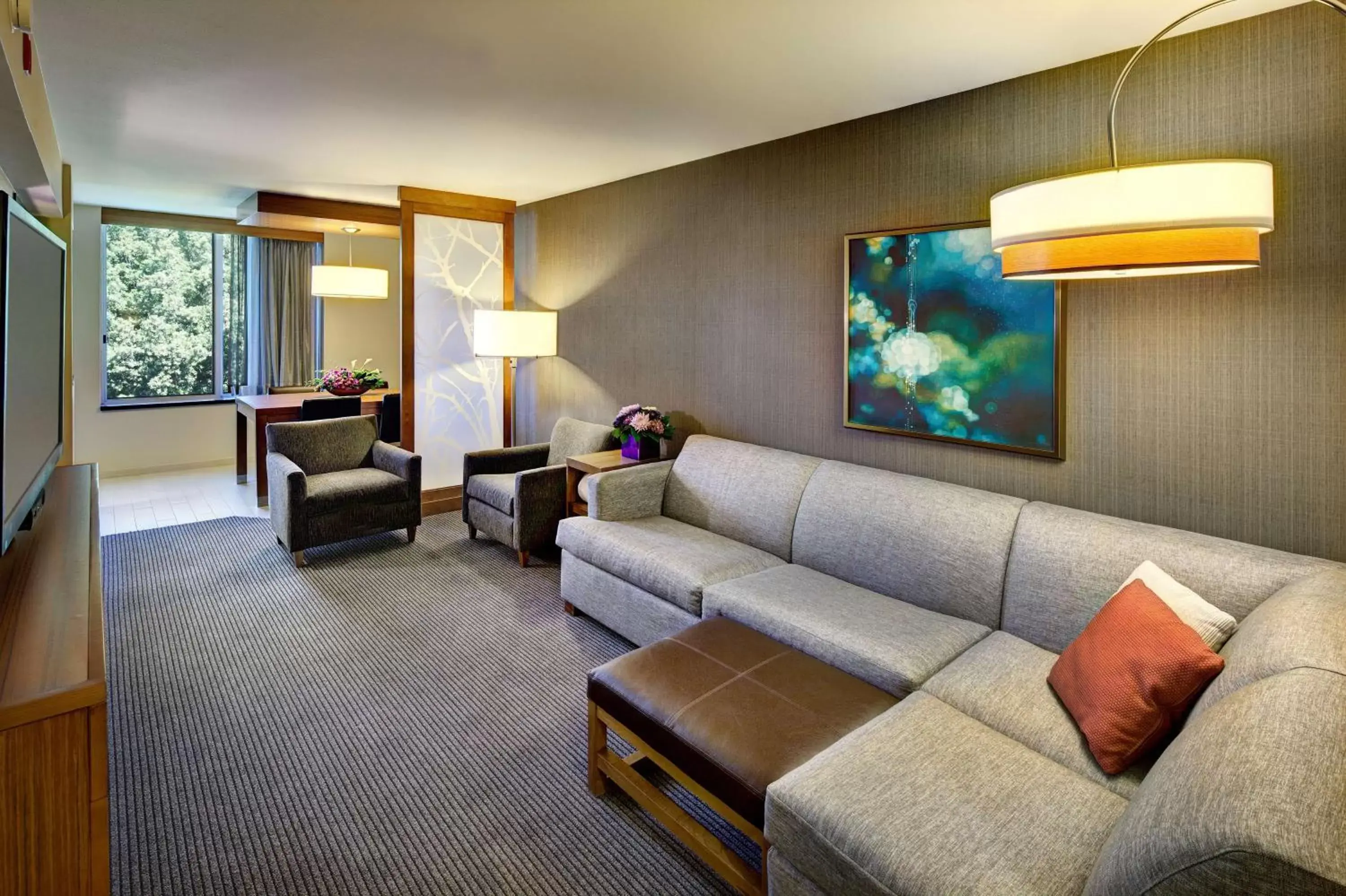 Photo of the whole room, Seating Area in Hyatt Place UC Davis