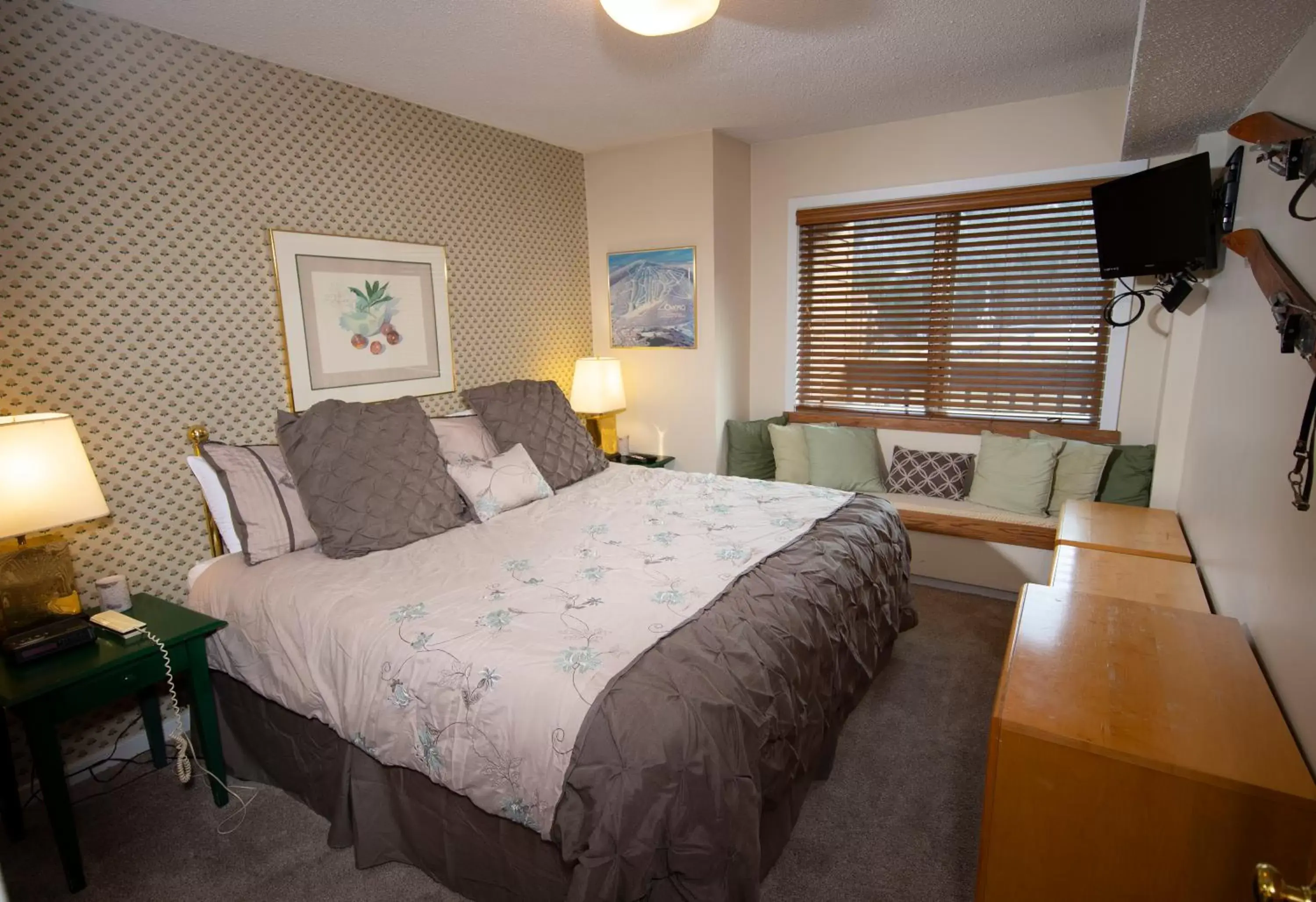 Bed in Mountain Lodge at Okemo Bed in Mountain Lodge at Okemo