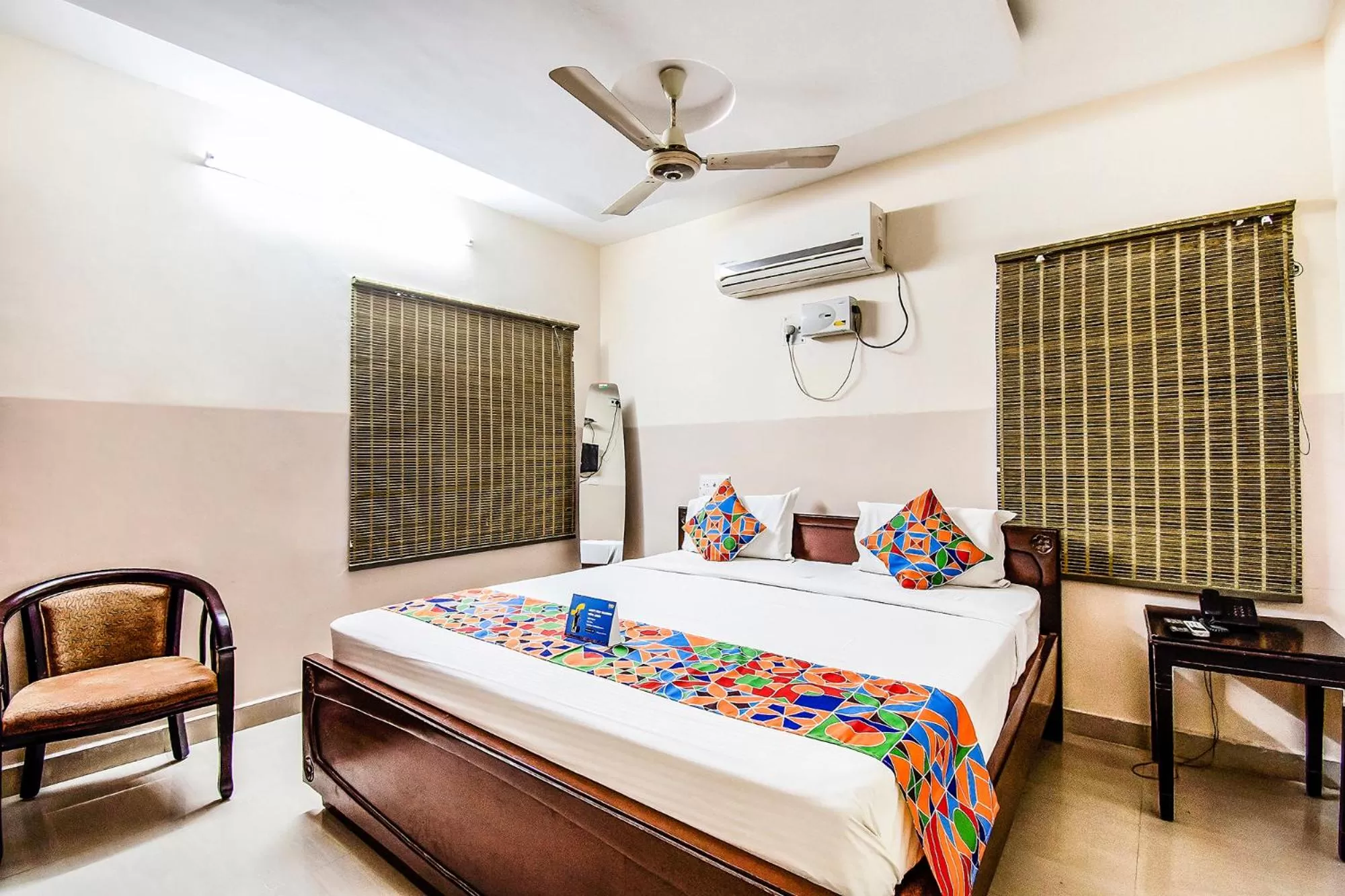 View (from property/room), Bed in FabHotel Aditya Yatri Nivas