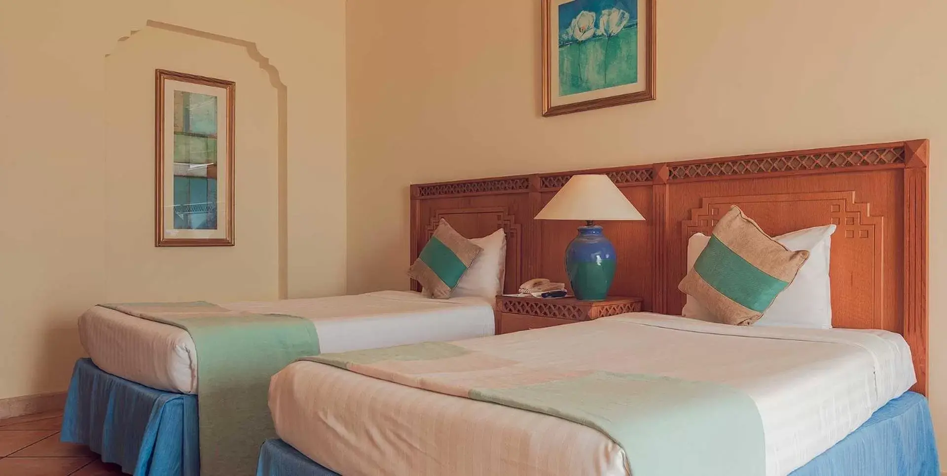 Bed in Old Palace Resort Sahl Hasheesh