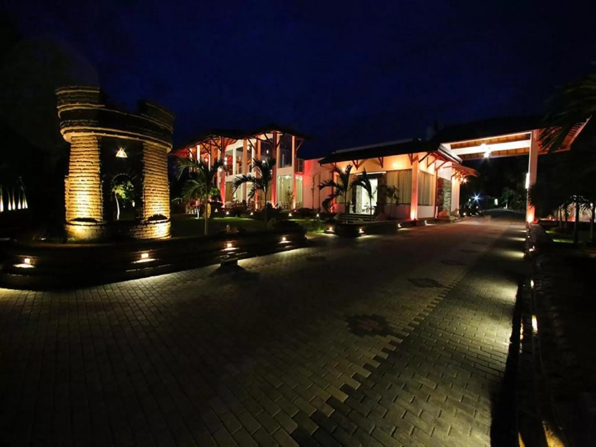 Property building in Ruins Chaaya Hotel