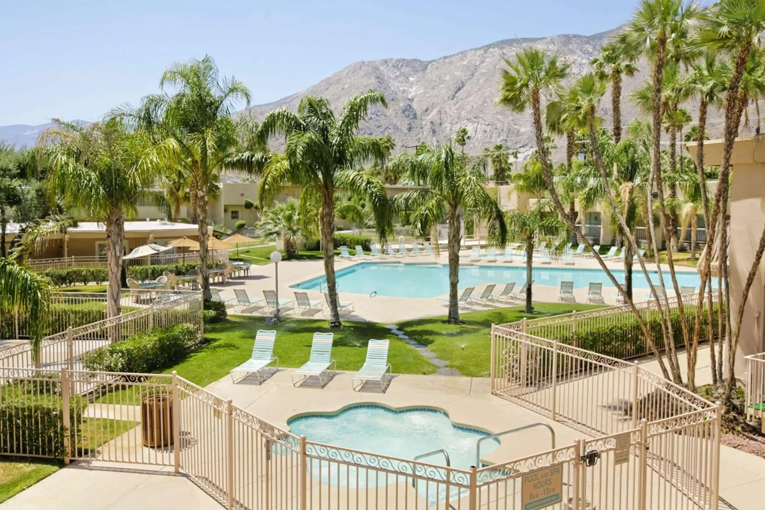 On site, Pool View in Days Inn by Wyndham Palm Springs