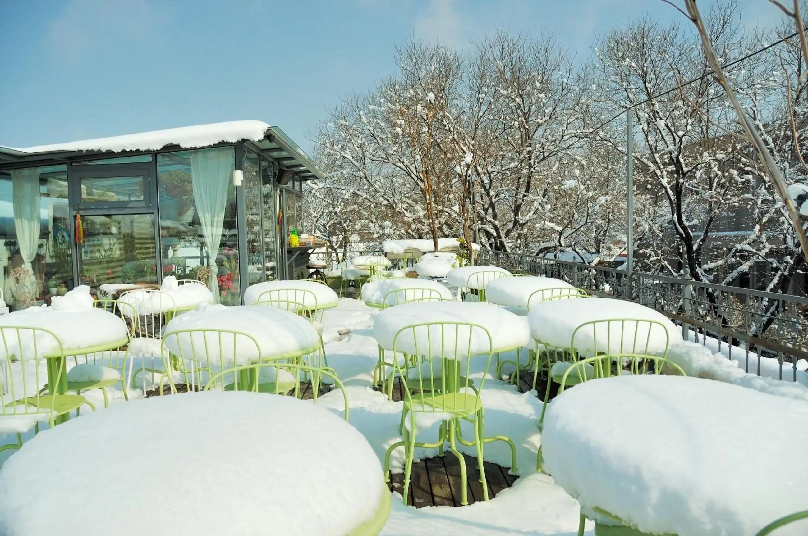 Winter in Peking International Youth Hostel