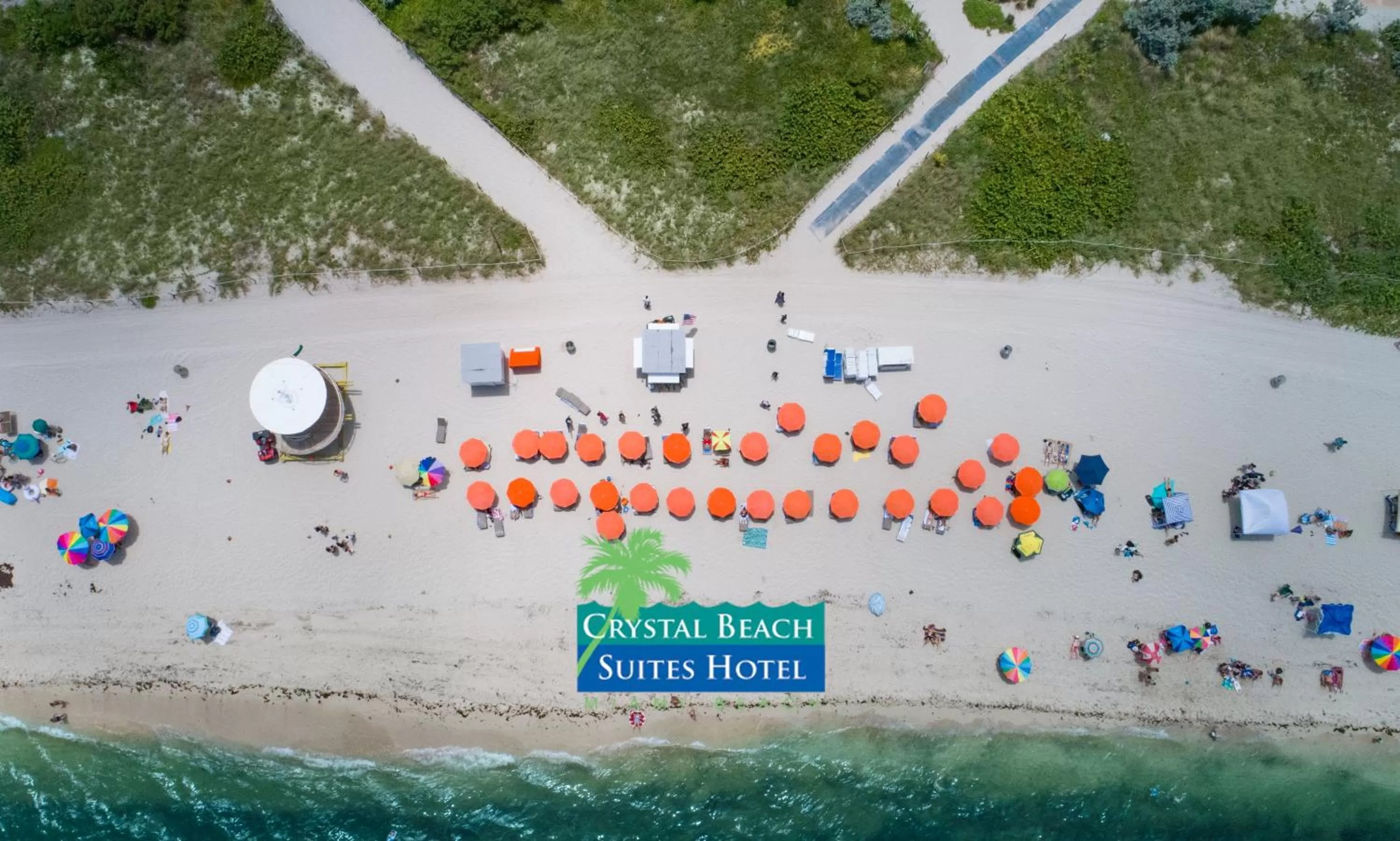 Beach in Crystal Beach Suites Miami Oceanfront Hotel