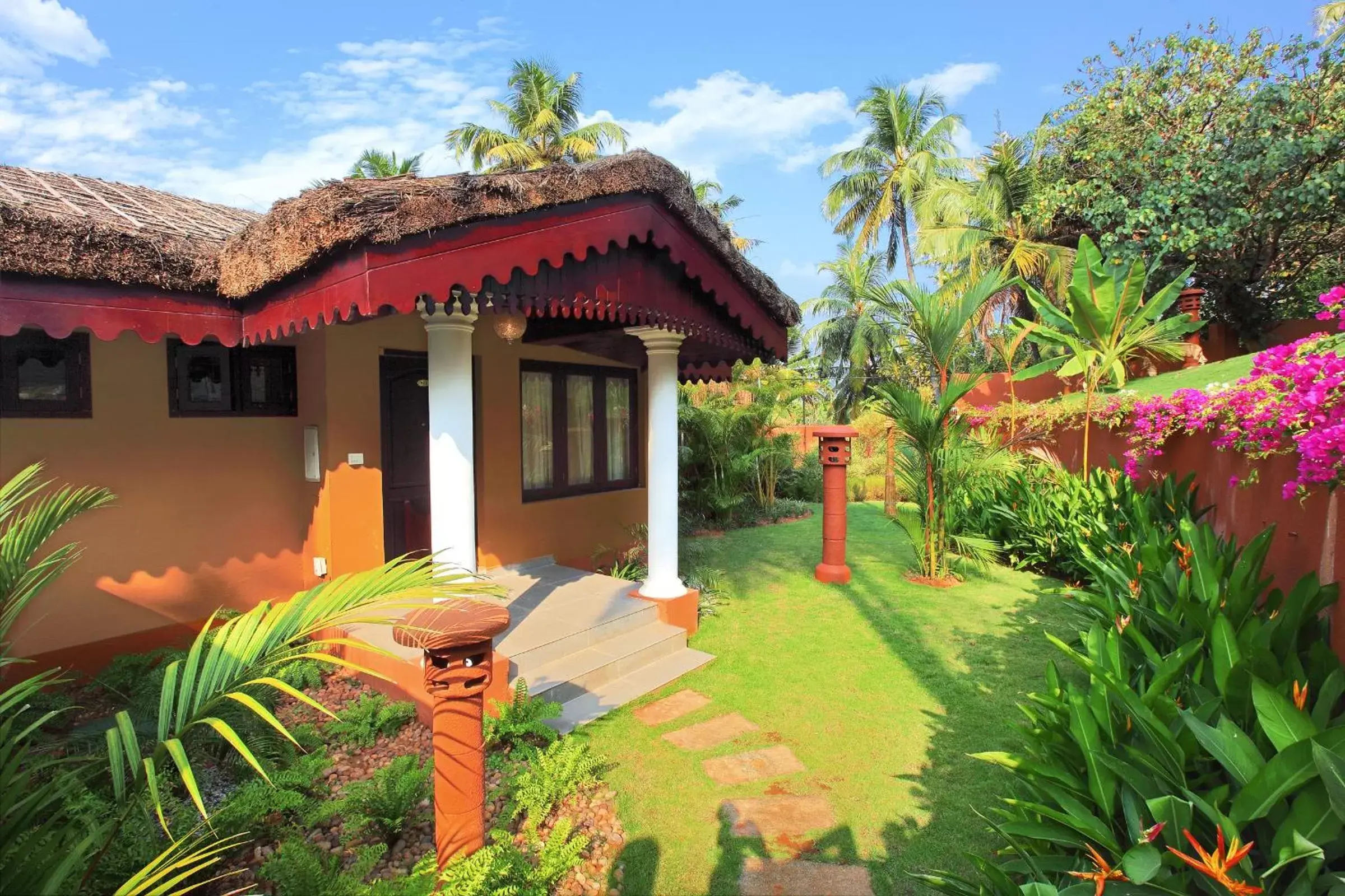 Facade/entrance, Property Building in Fragrant Nature Backwater Resort & Ayurveda Spa Kollam