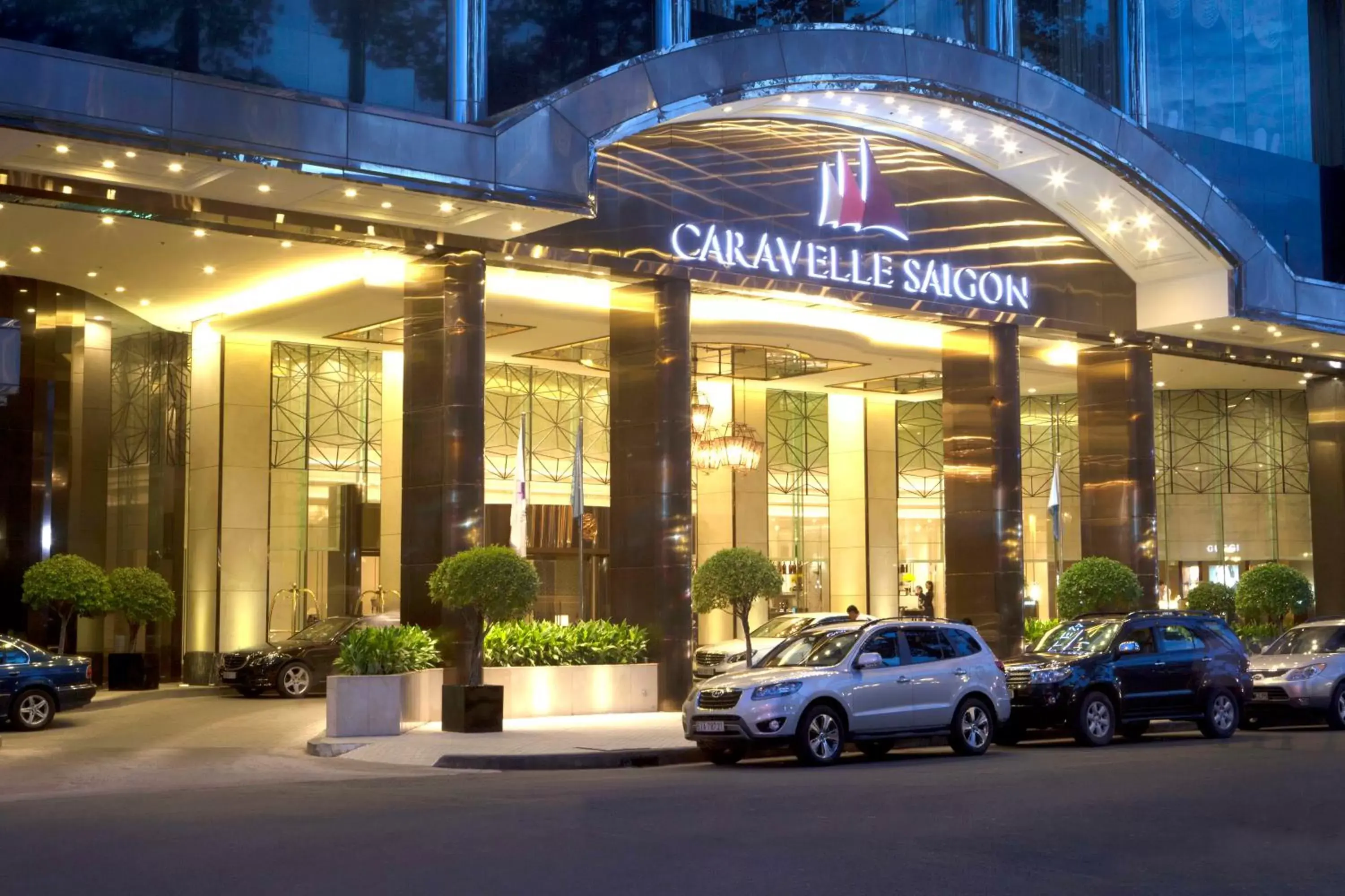 Facade/entrance in Caravelle Saigon Facade/entrance in Caravelle Saigon