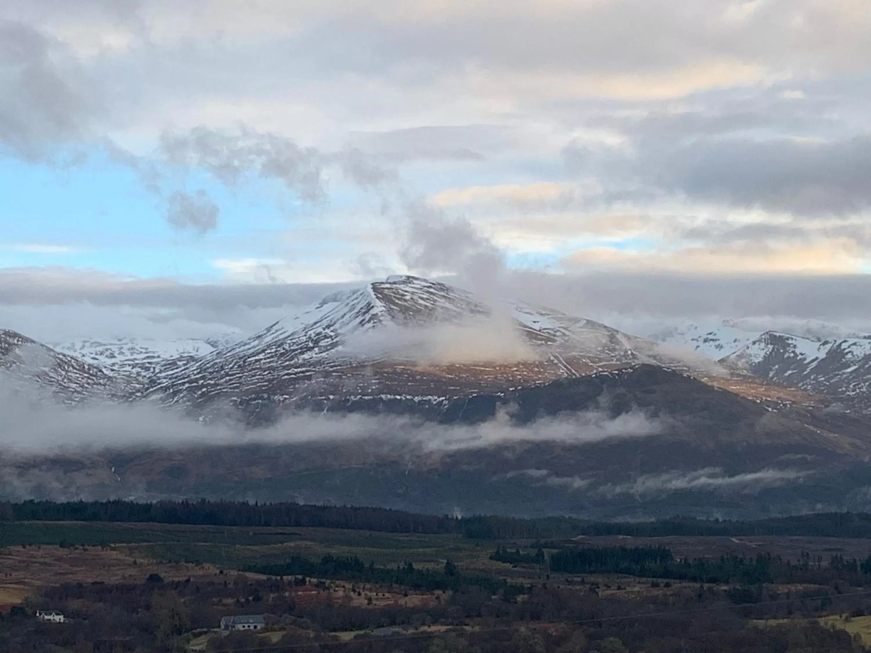 Winter in Advie Lodge