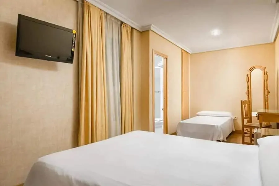 Bed in Hotel Madrid Río