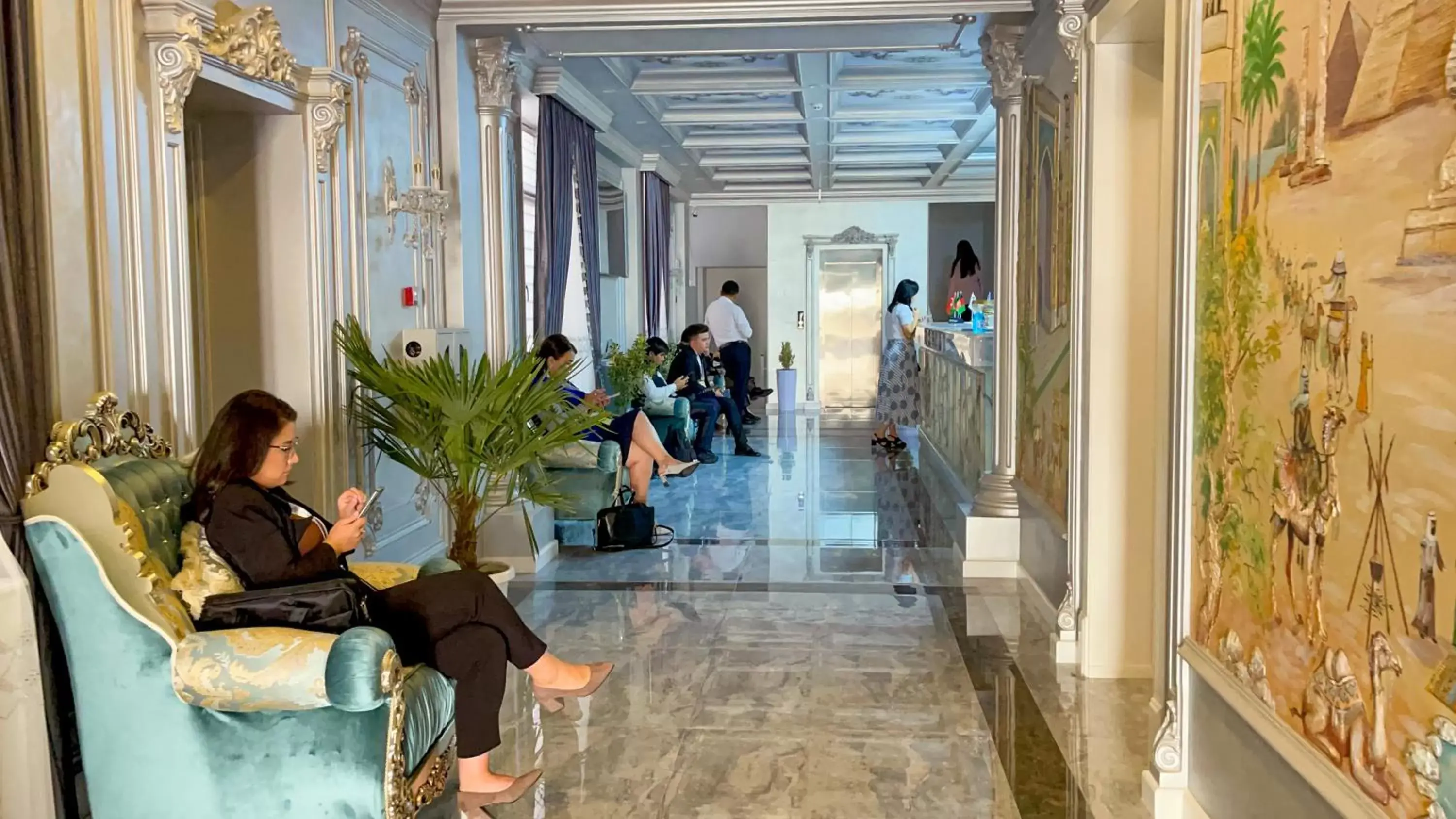 Facade/entrance in Medina Hotel Samarkand Facade/entrance in Medina Hotel Samarkand