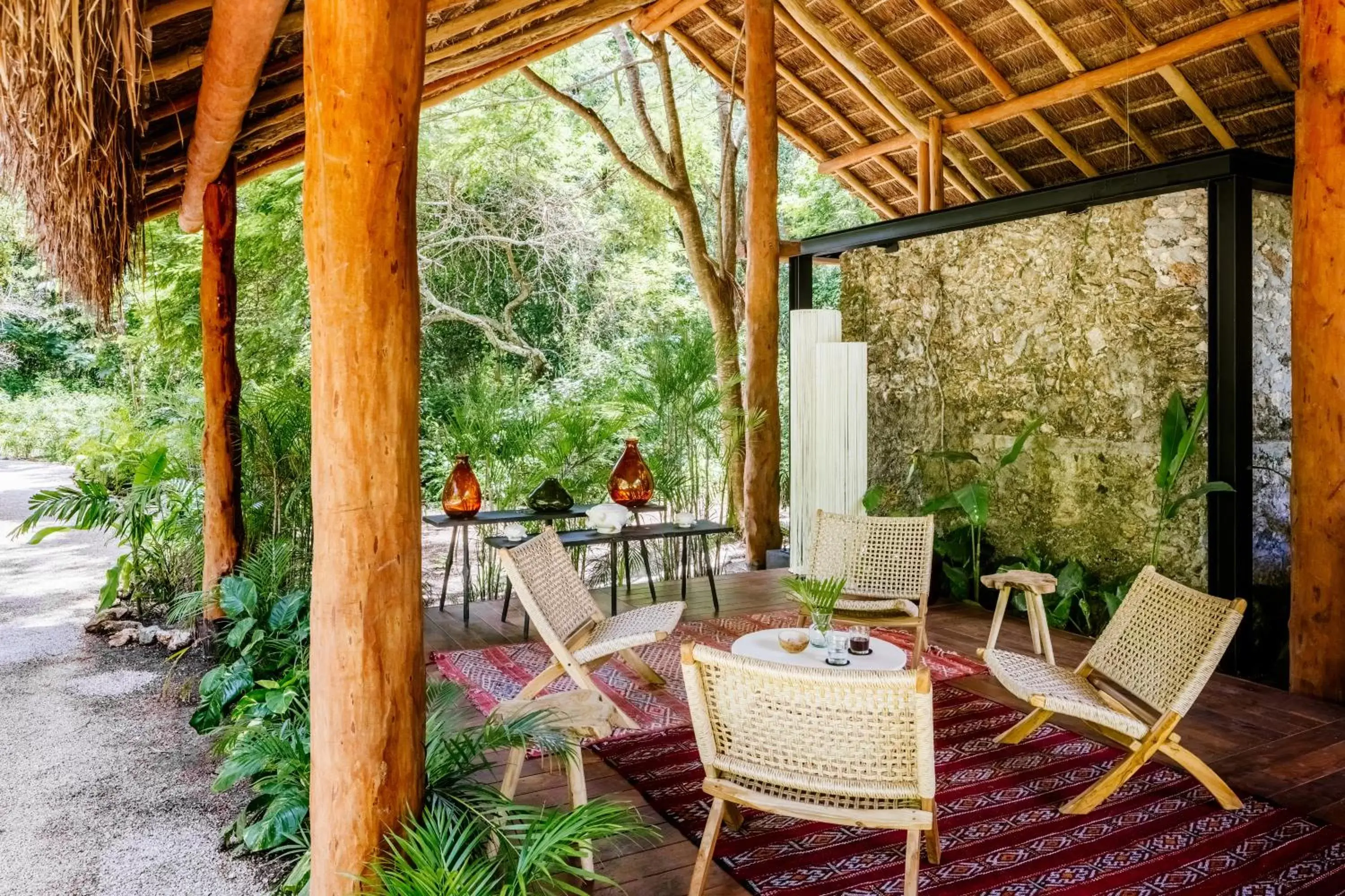 Lobby or reception in Our Habitas Bacalar