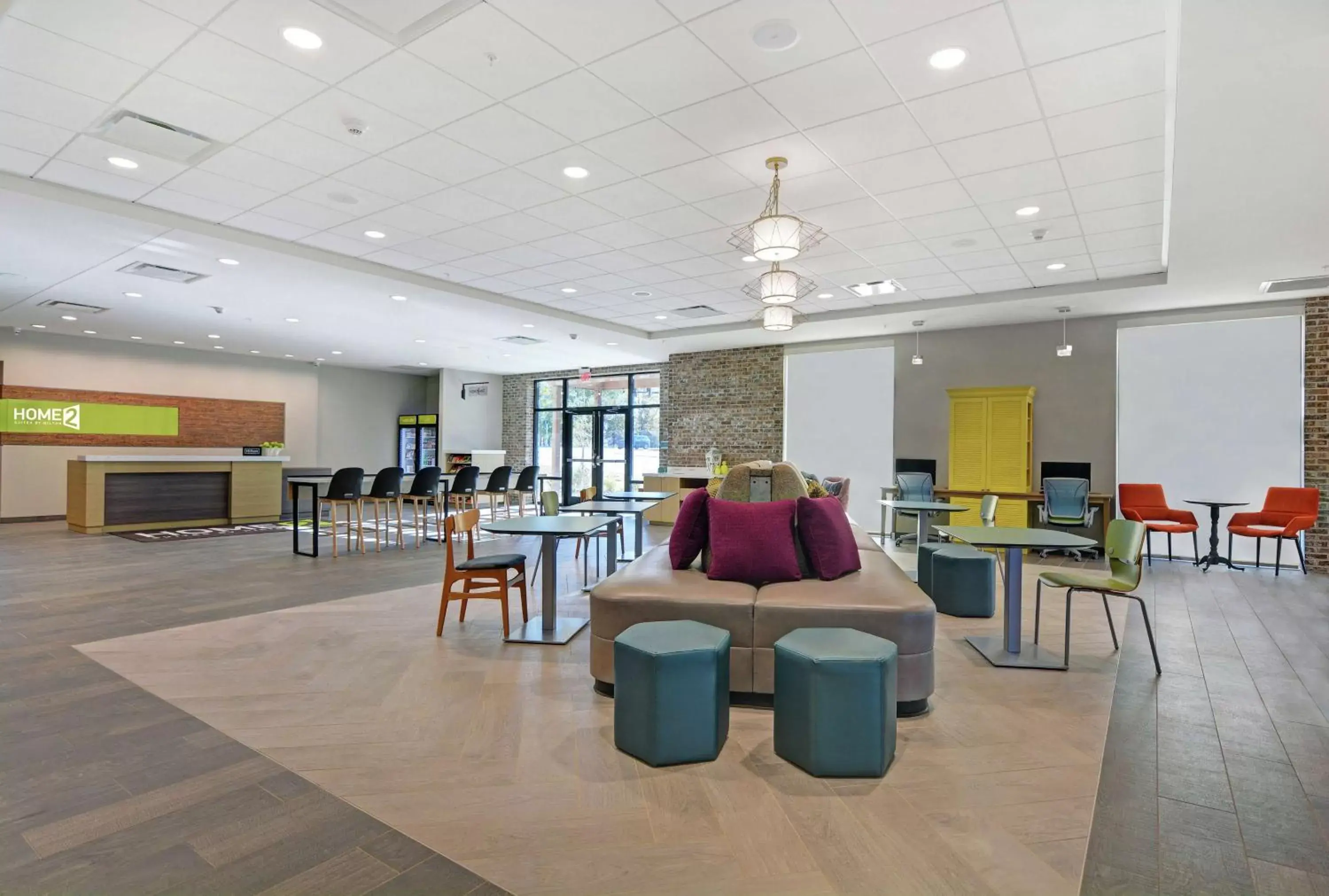 Lobby or reception in Home2 Suites By Hilton Charleston Daniel Island, Sc Lobby or reception in Home2 Suites By Hilton Charleston Daniel Island, Sc