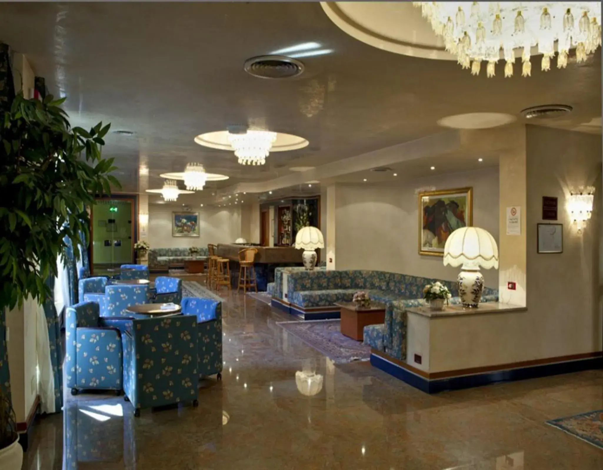 Lobby or reception in Hotel Leonardo Da Vinci