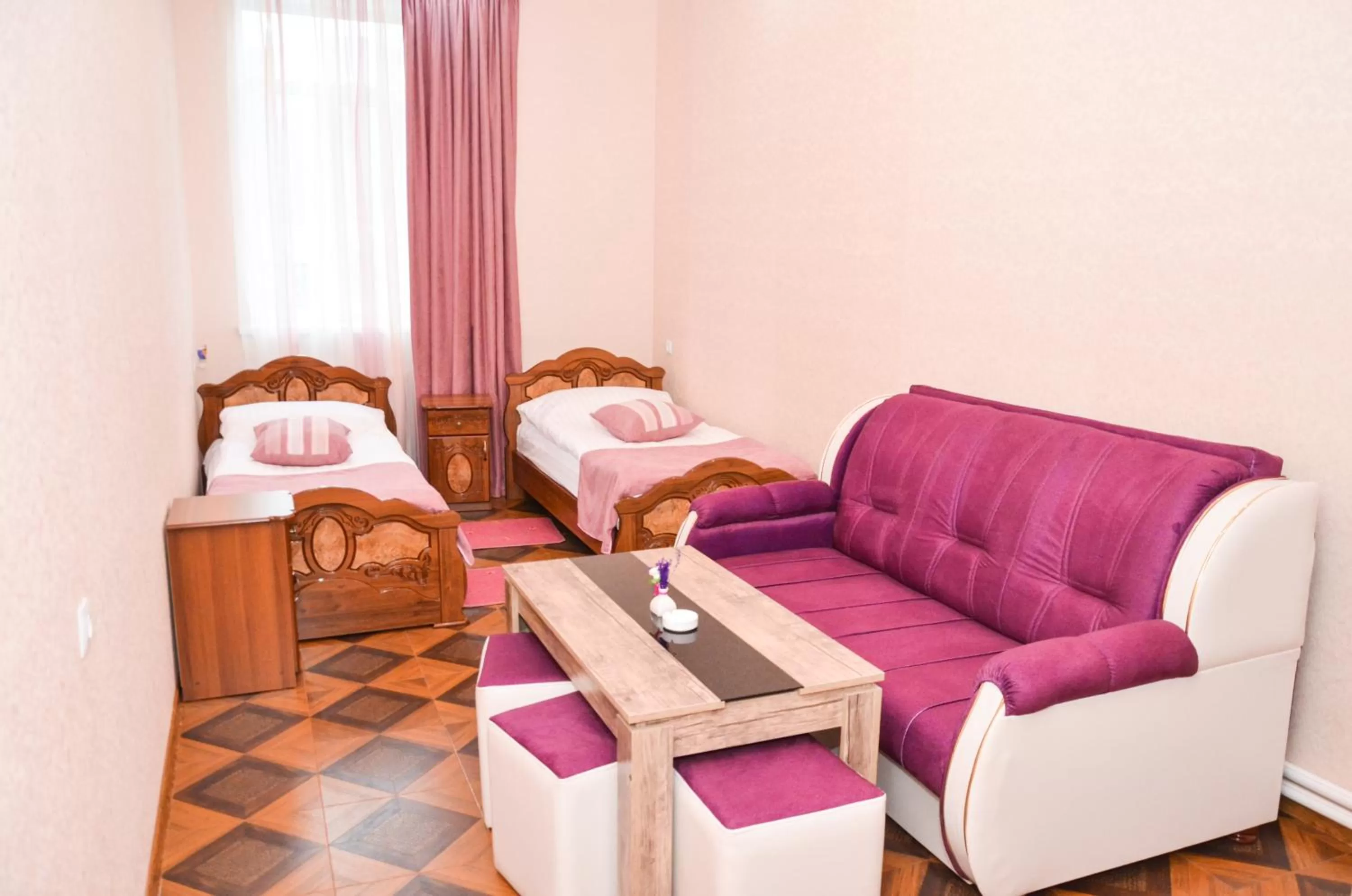 Bed in Zangezur Hotel