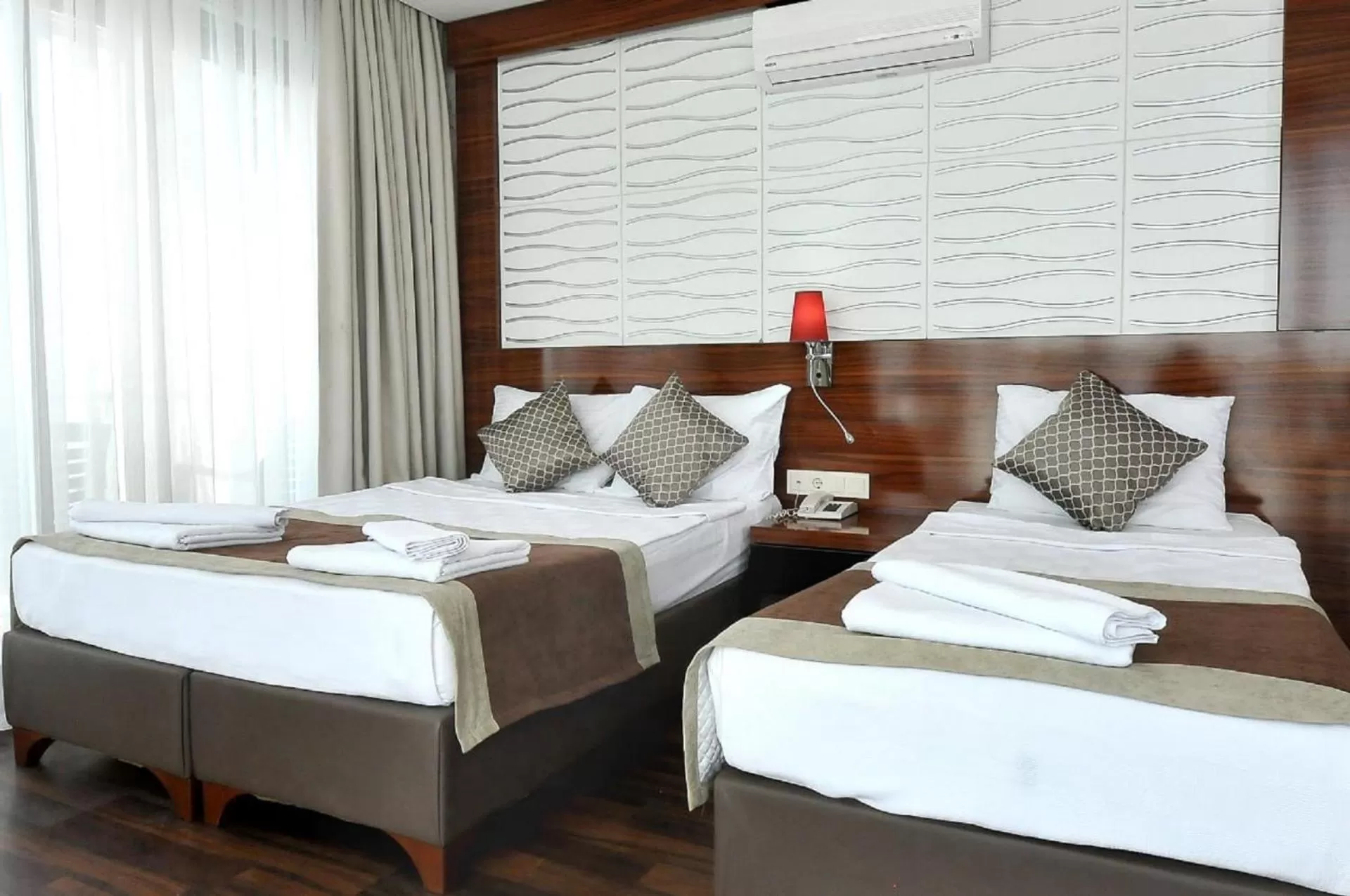 Photo of the whole room, Bed in UK BLUE COAST HOTEL Adult Only