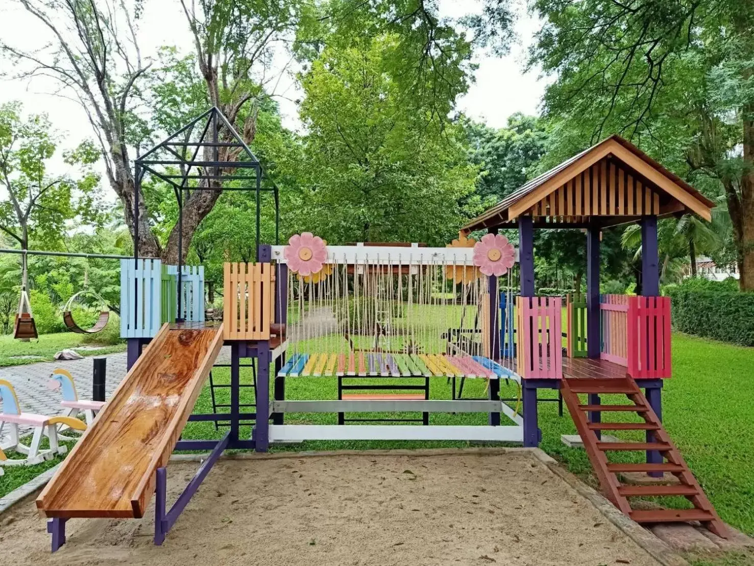 Garden, Children's Play Area in Felix River Kwai Resort - SHA Plus,Certified