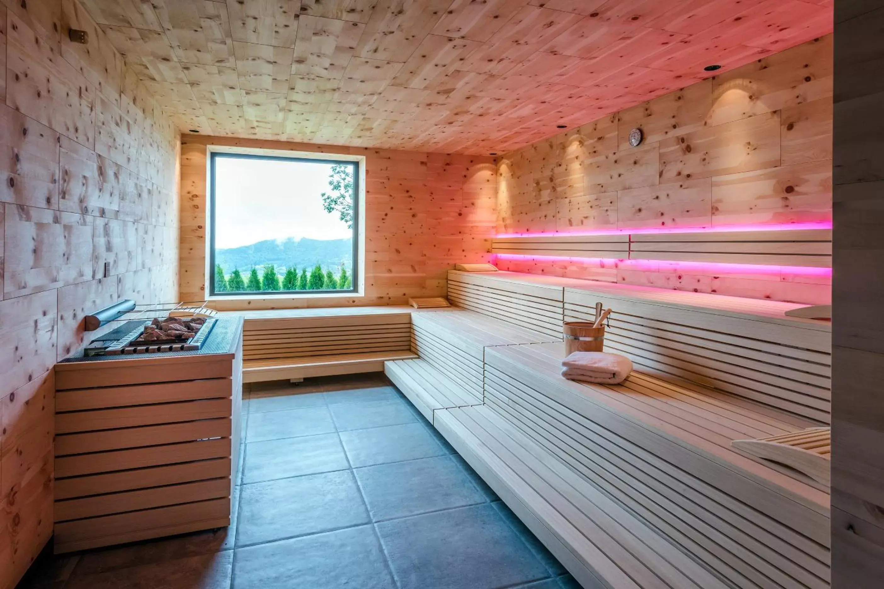 Sauna in Hüttenhof - Wellnesshotel & Luxus-Bergchalets - Adults only