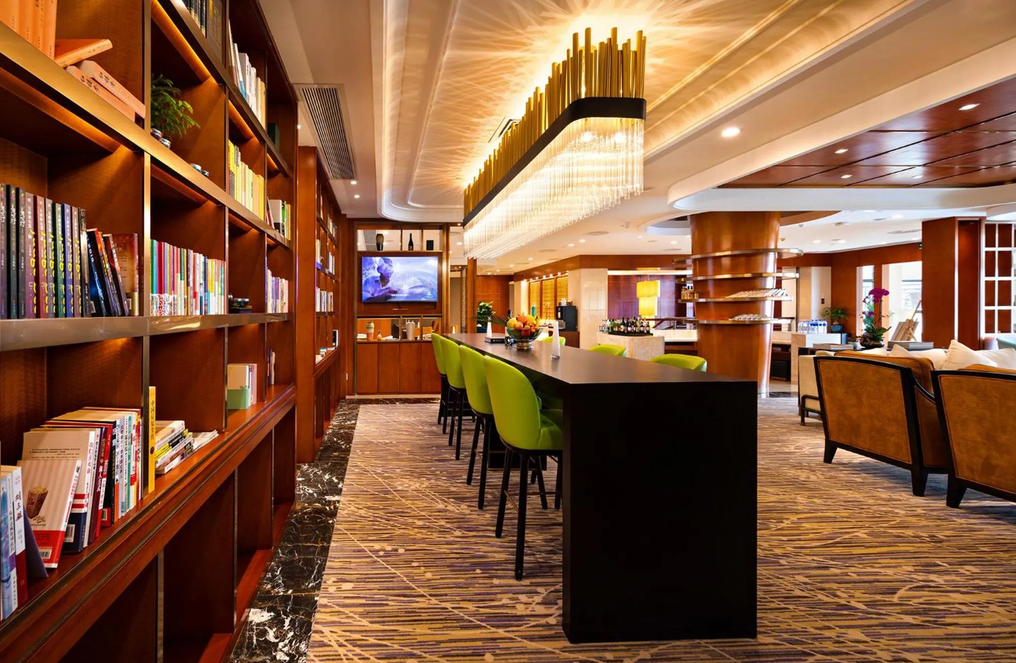 Seating area in Good View Hotel Tangxia - 15 mins drive from Dongguan South Railway Station