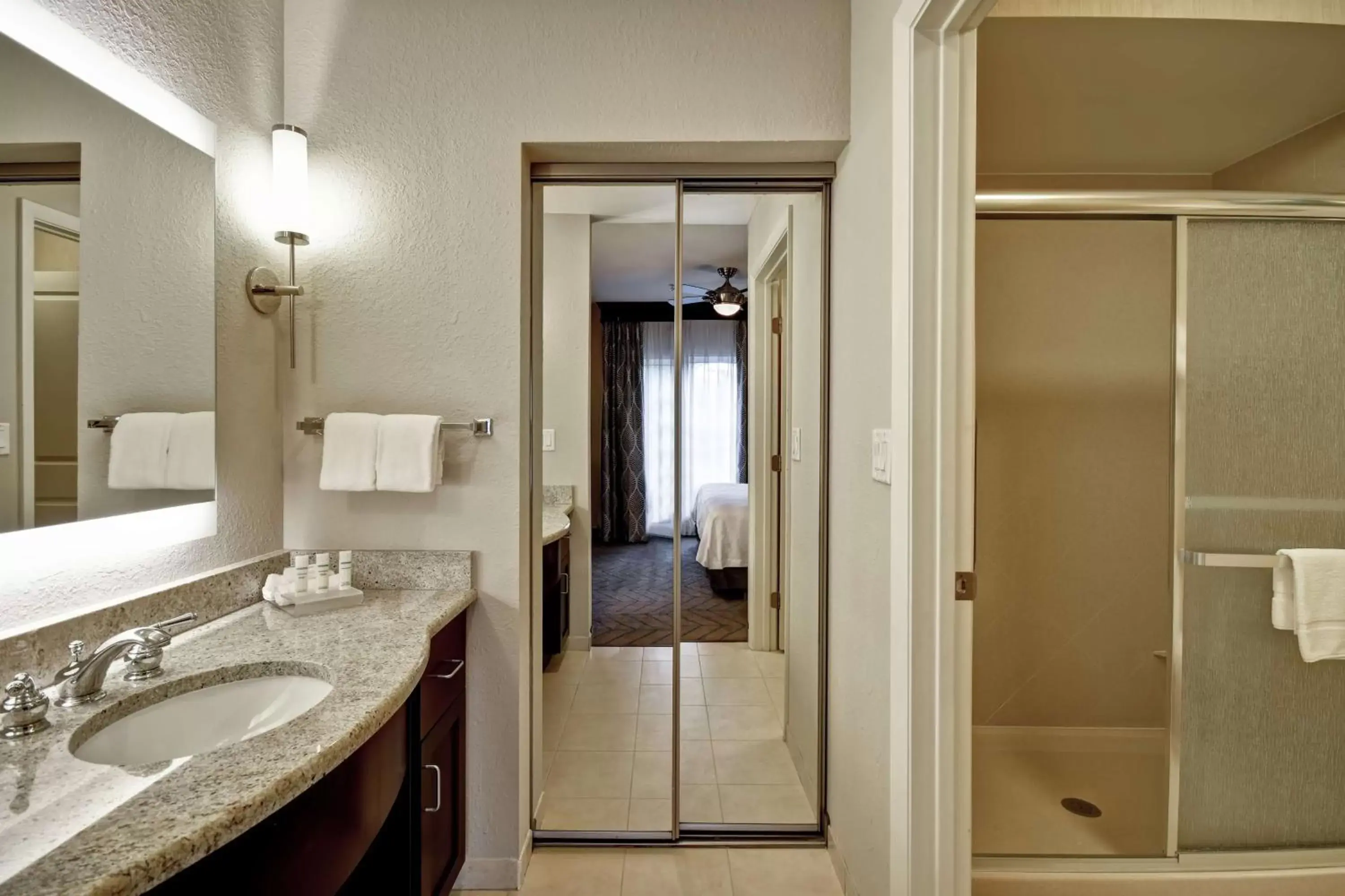 Bathroom in Homewood Suites by Hilton Tampa-Port Richey