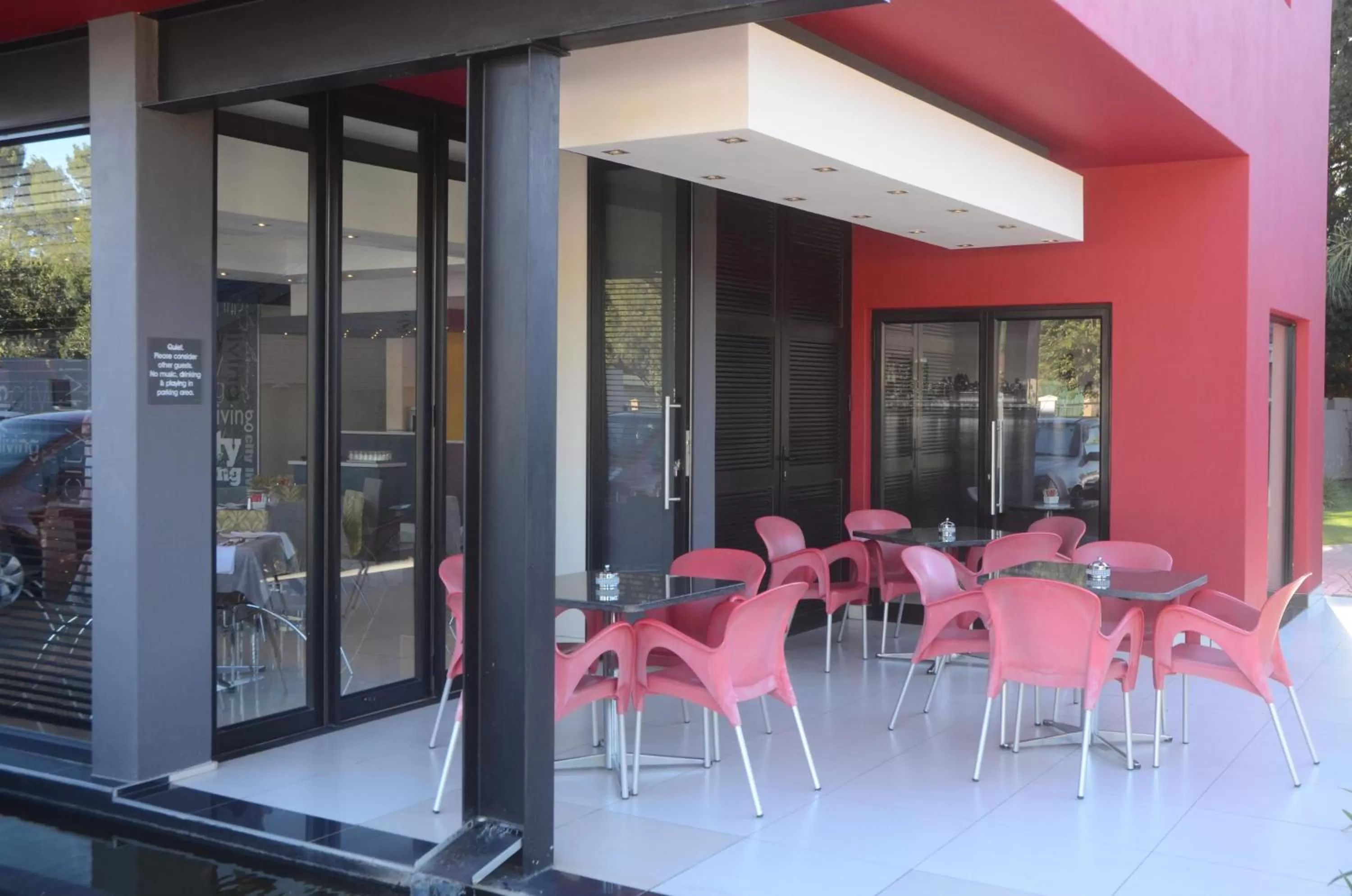 Patio in City Living Boutique Hotel