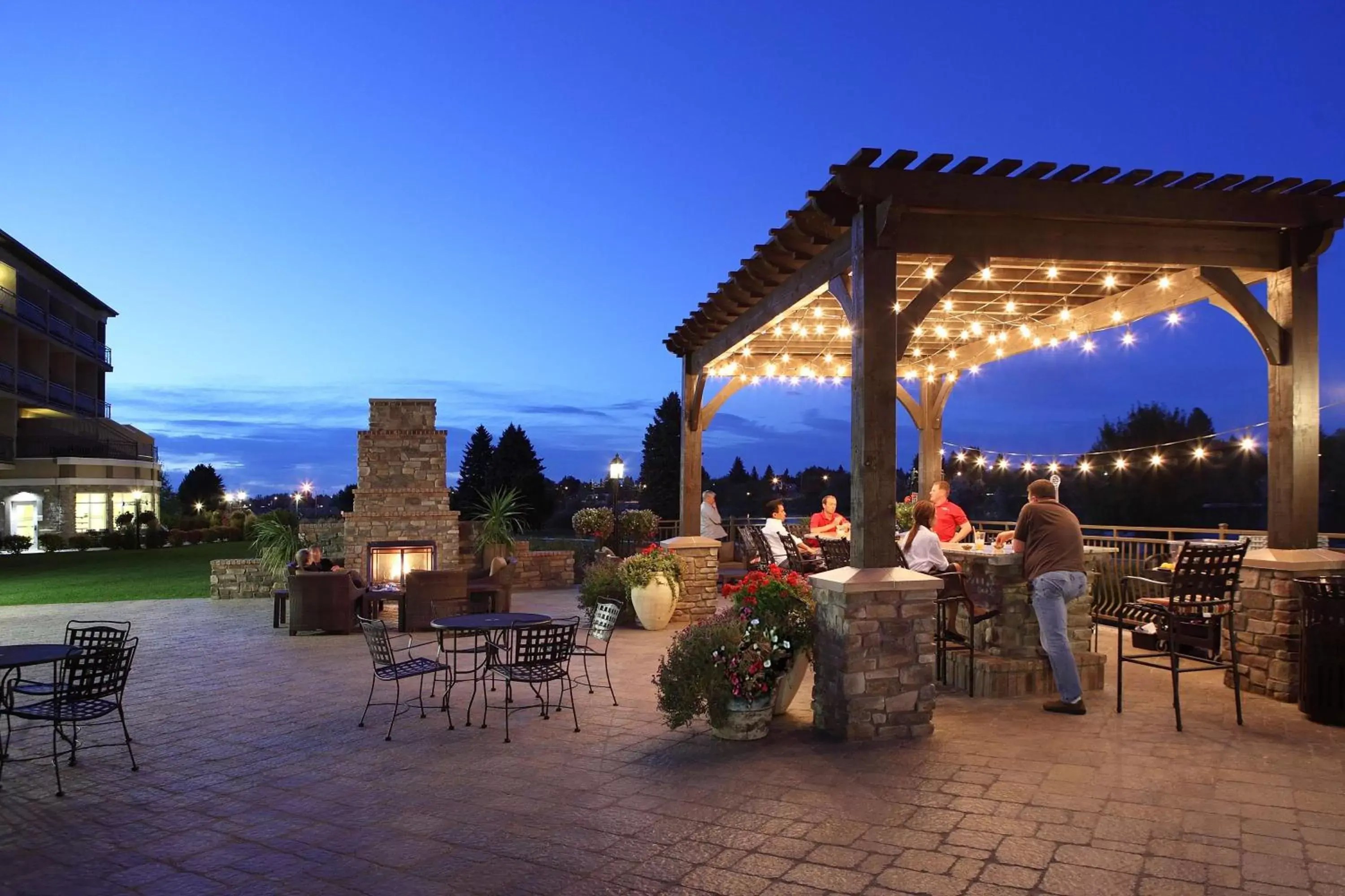 Lounge or bar, Restaurant/Places to Eat in Hilton Garden Inn Idaho Falls