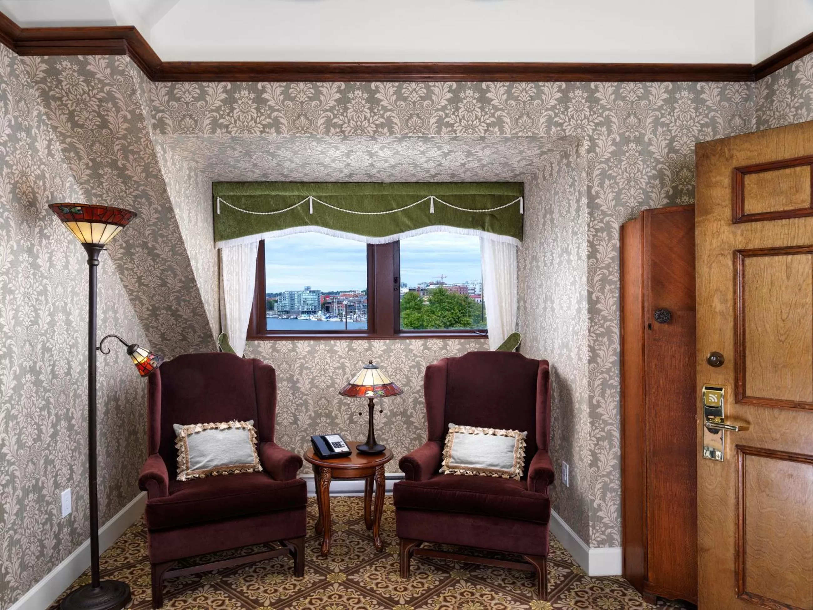 Seating area in Pendray Inn and Tea House