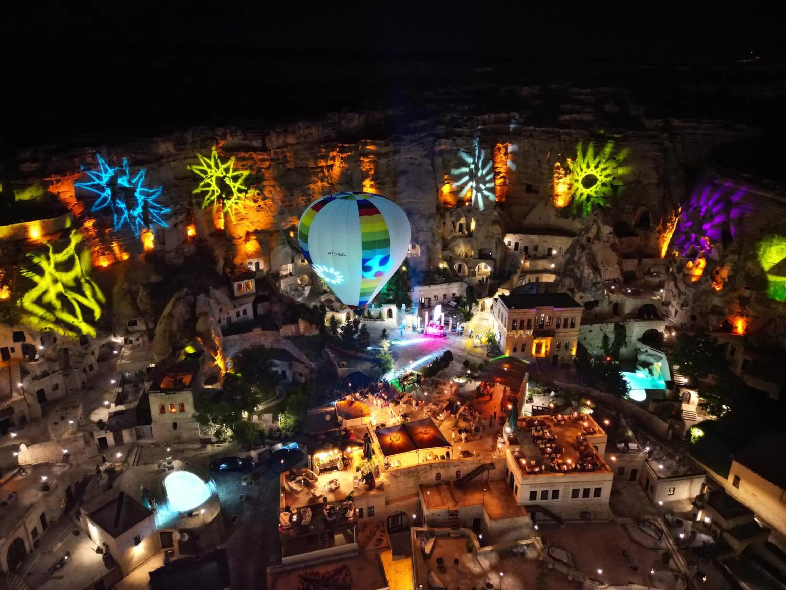 Property building, Bird's-eye View in Yunak Evleri Cappadocia