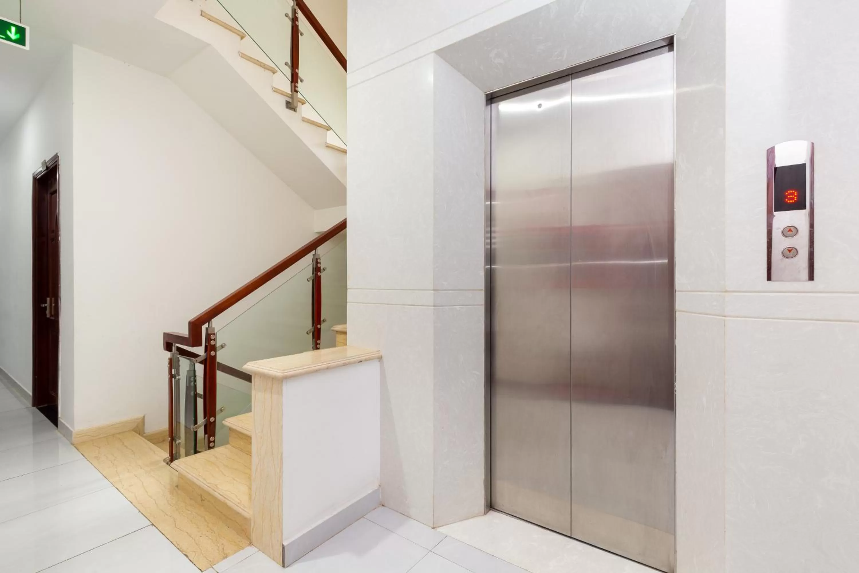 elevator, Bathroom in Luxury Vườn Lài Hotel