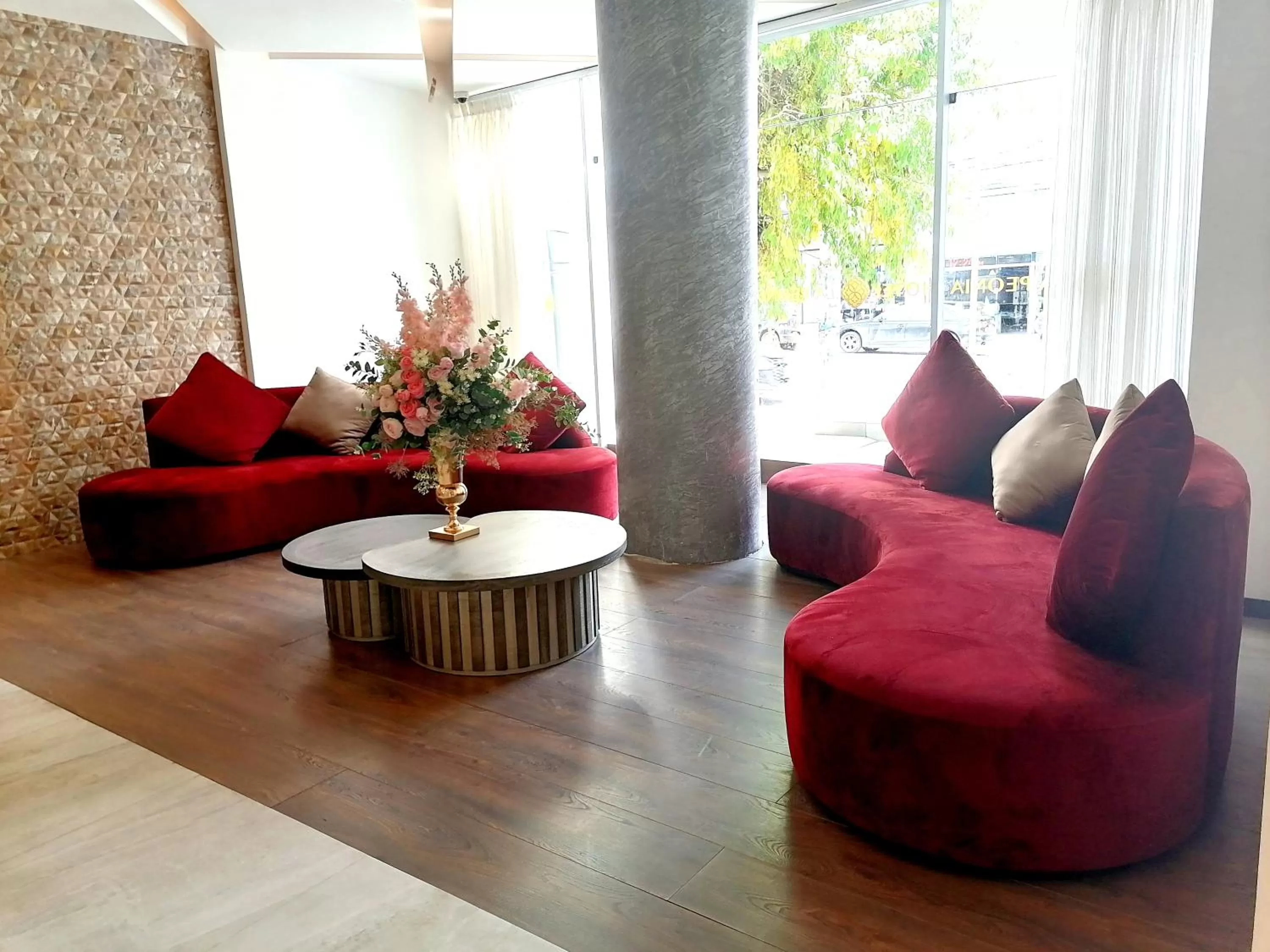 Lobby or reception in Hotel La Peonía