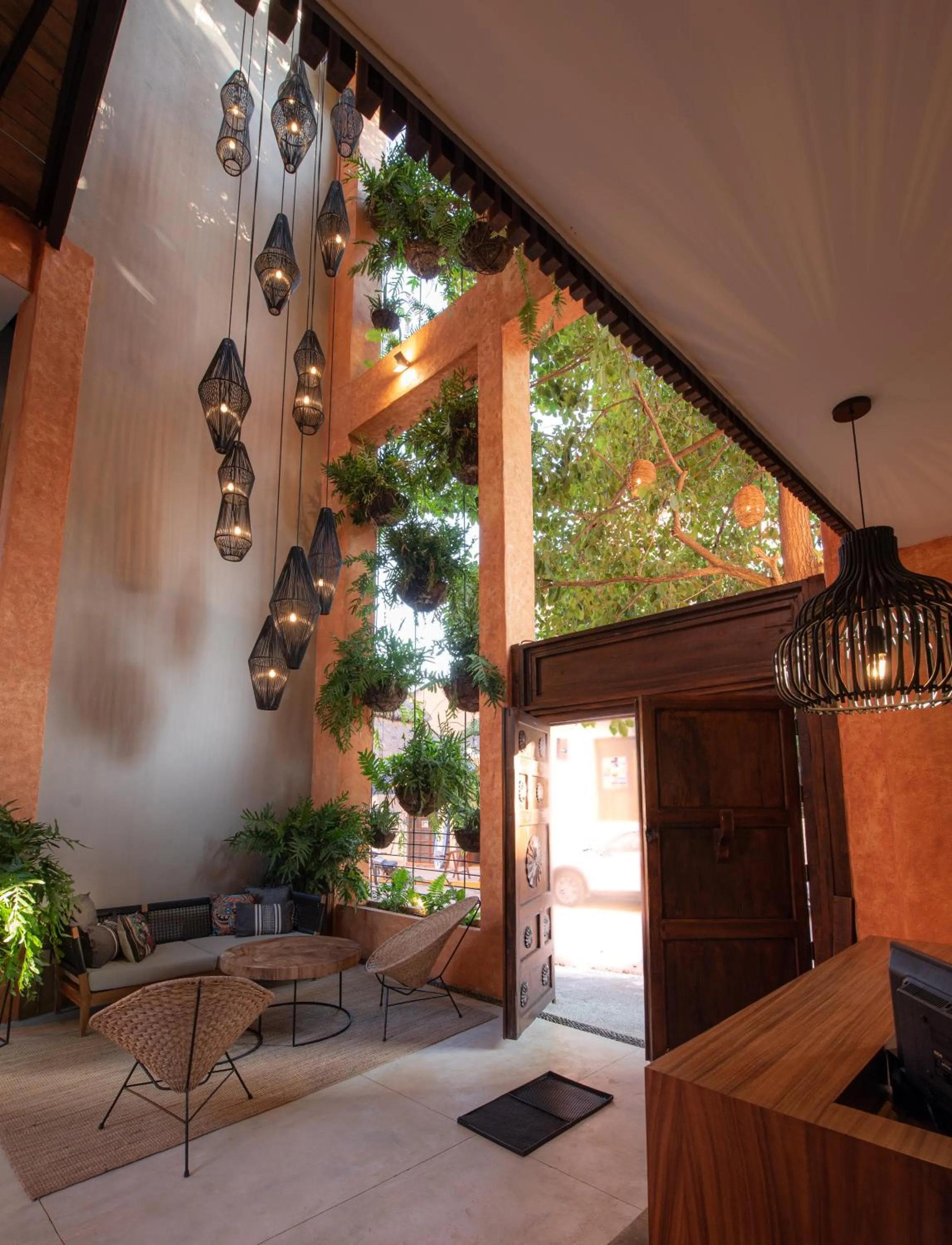 Lobby or reception in Sayulinda Hotel