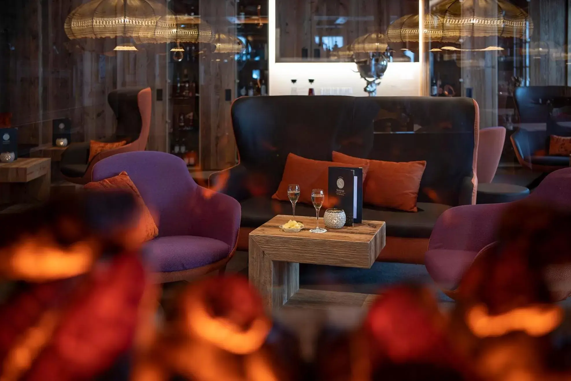 Lounge or bar in Sunstar Hotel Klosters