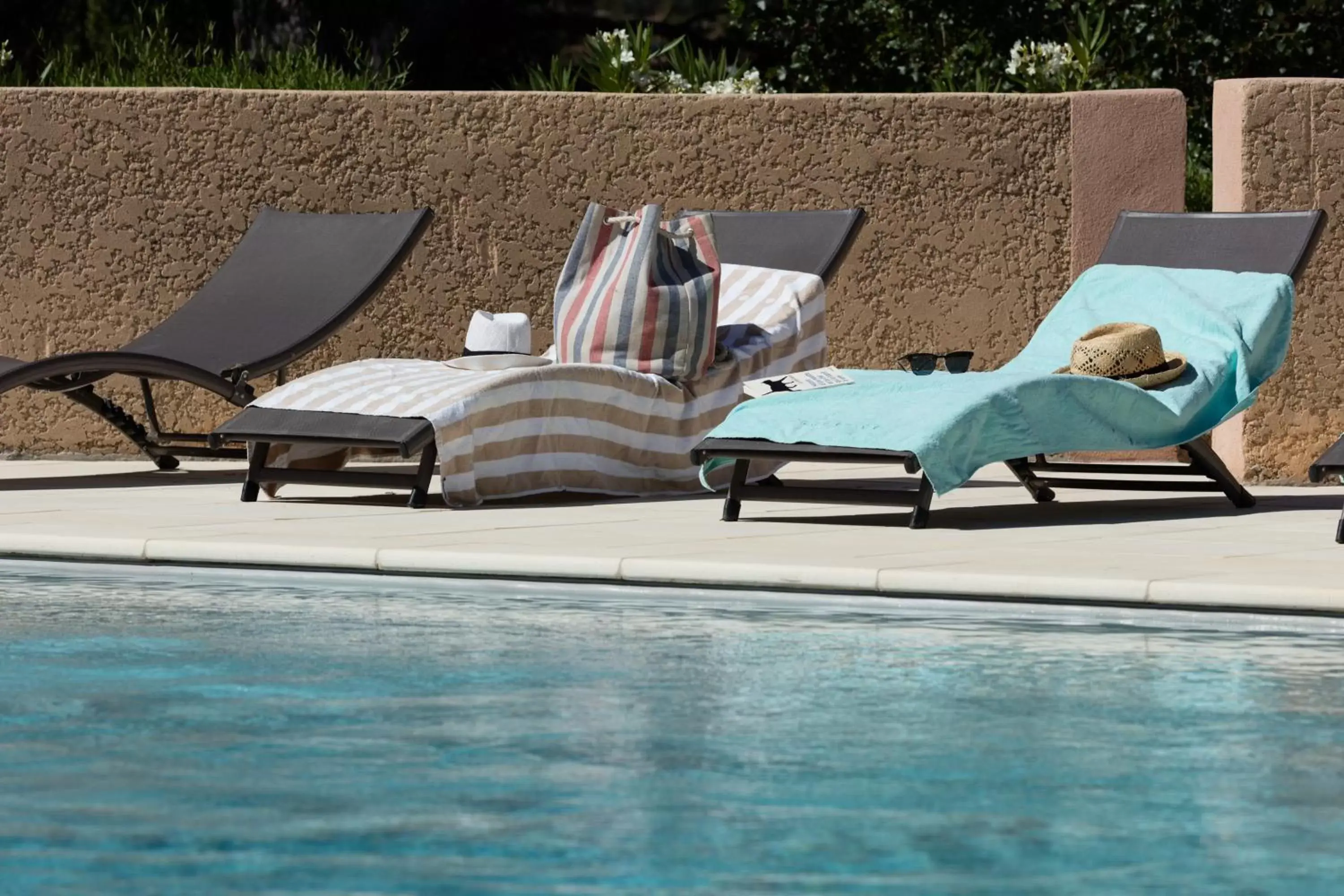 Swimming Pool in Garden & City Les Bastides de Grimaud