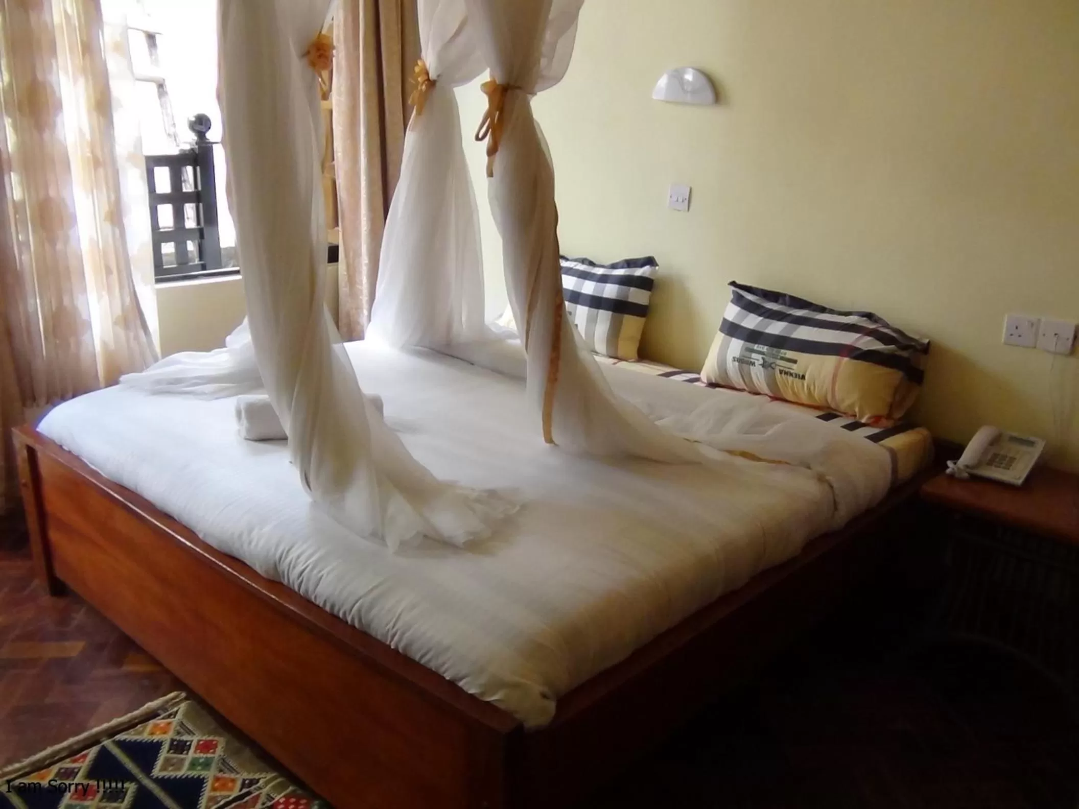 Bed in Vienna Woods Hotel Nakuru