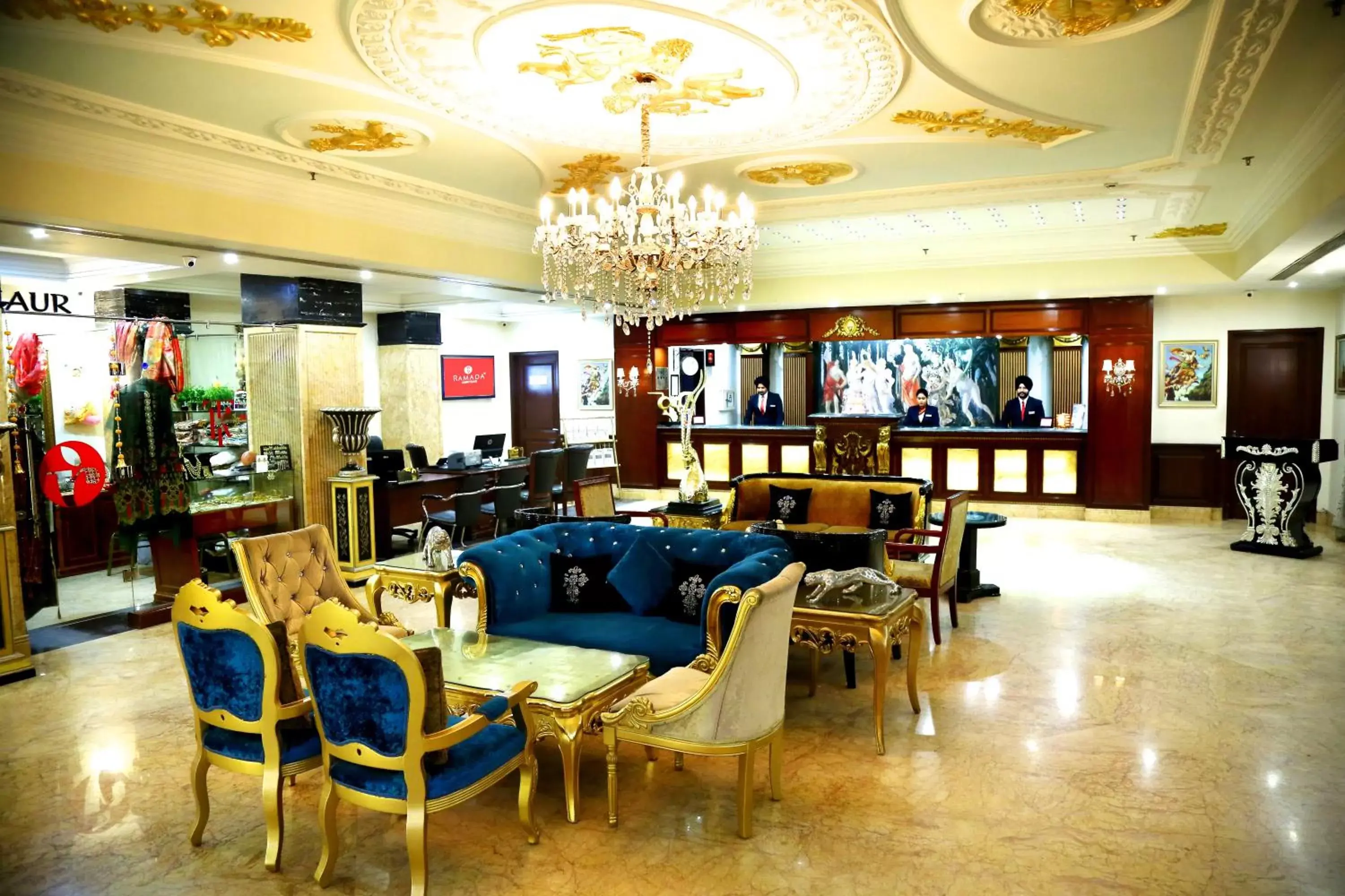 Lobby or reception in Ramada By Wyndham Amritsar Lobby or reception in Ramada By Wyndham Amritsar