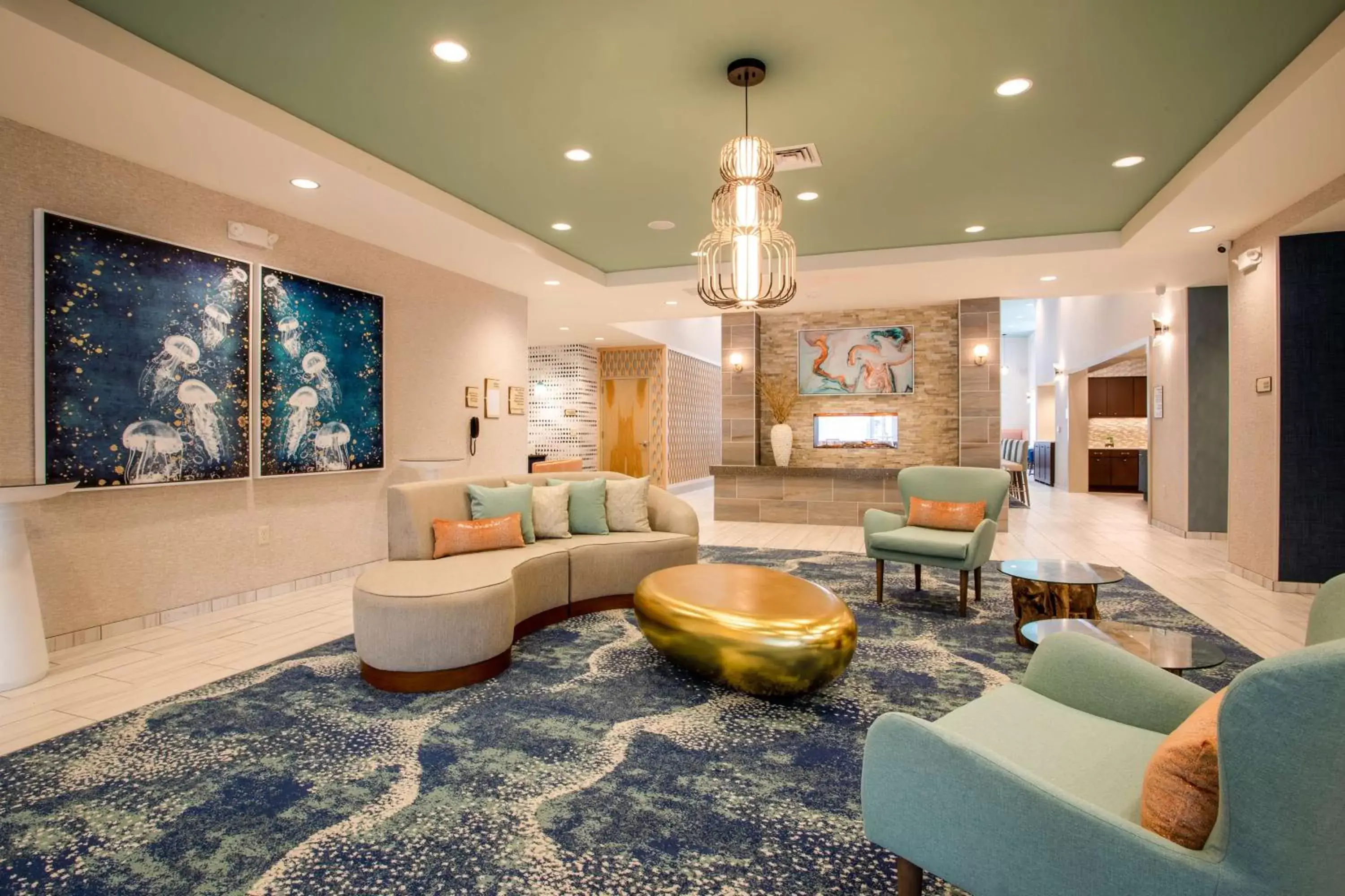 Lobby or reception, Lobby/Reception in Homewood Suites By Hilton Myrtle Beach Coastal Grand Mall