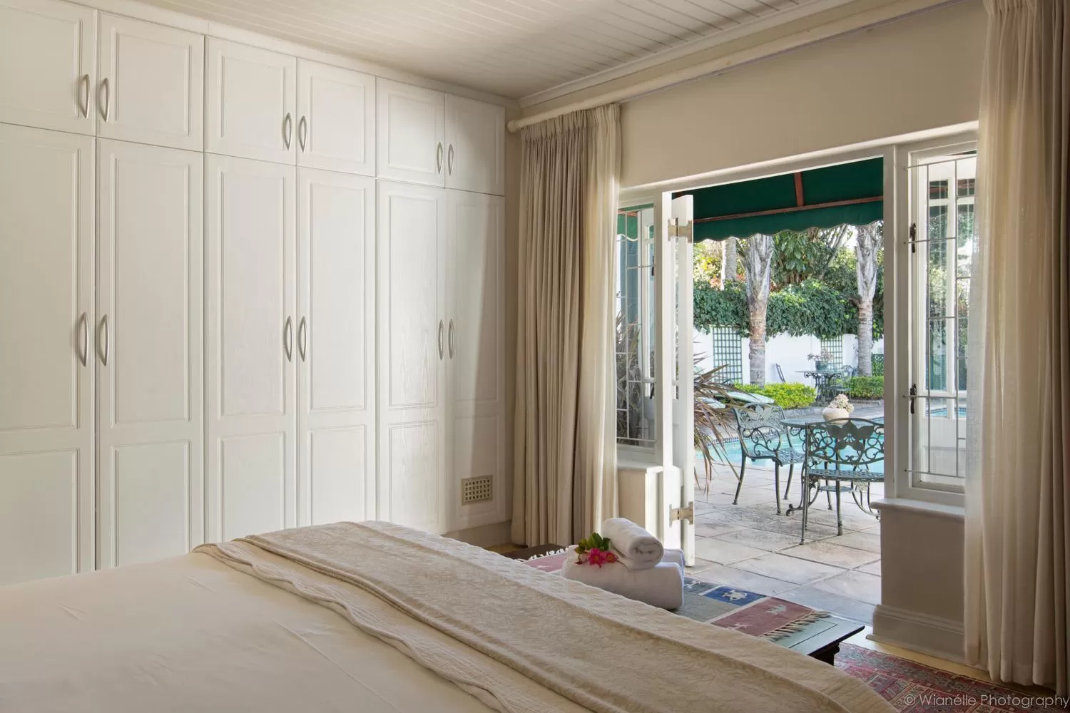 Balcony/Terrace, Bed in Carslogie House