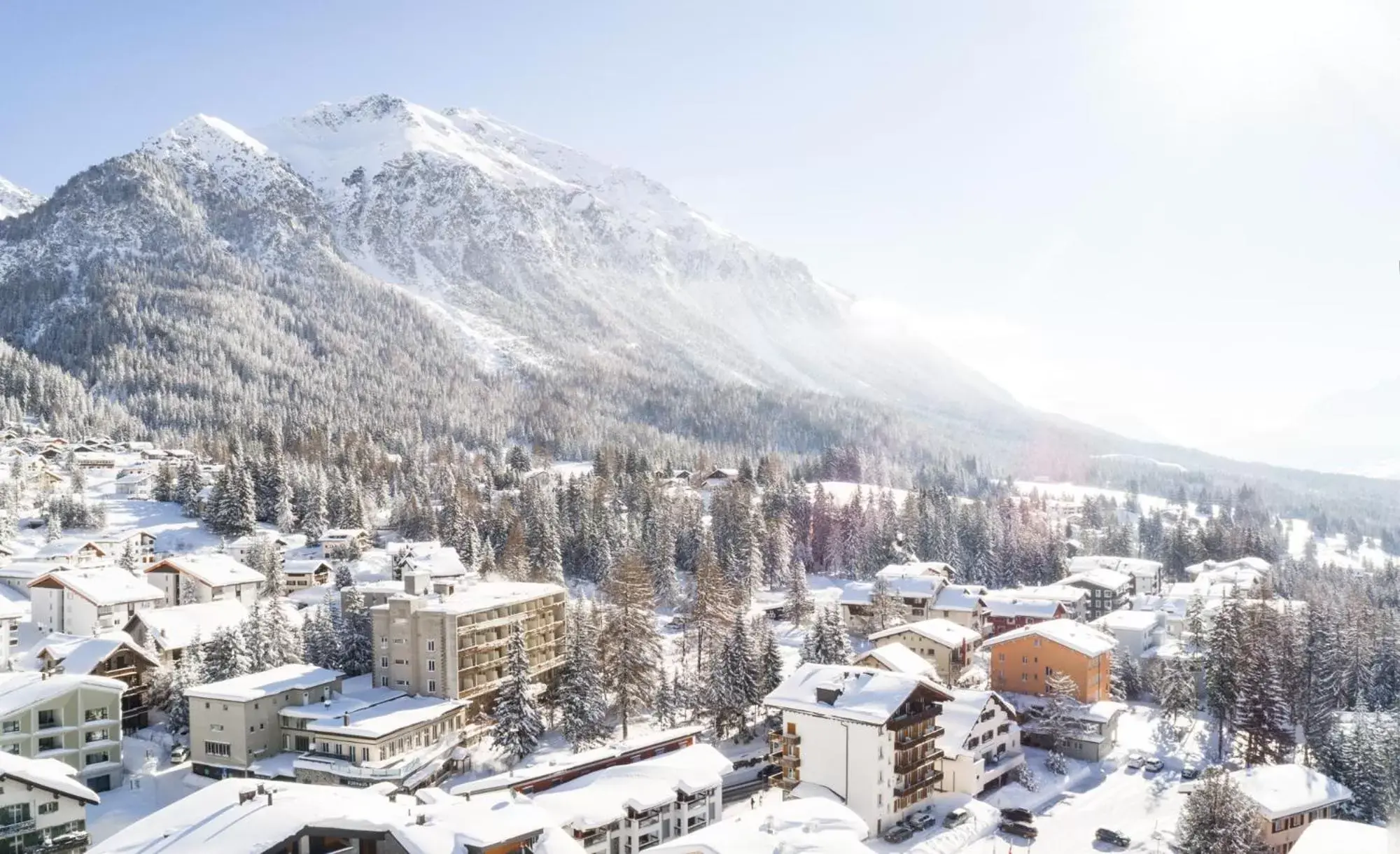 Bird's-eye View in Kurhaus Lenzerheide