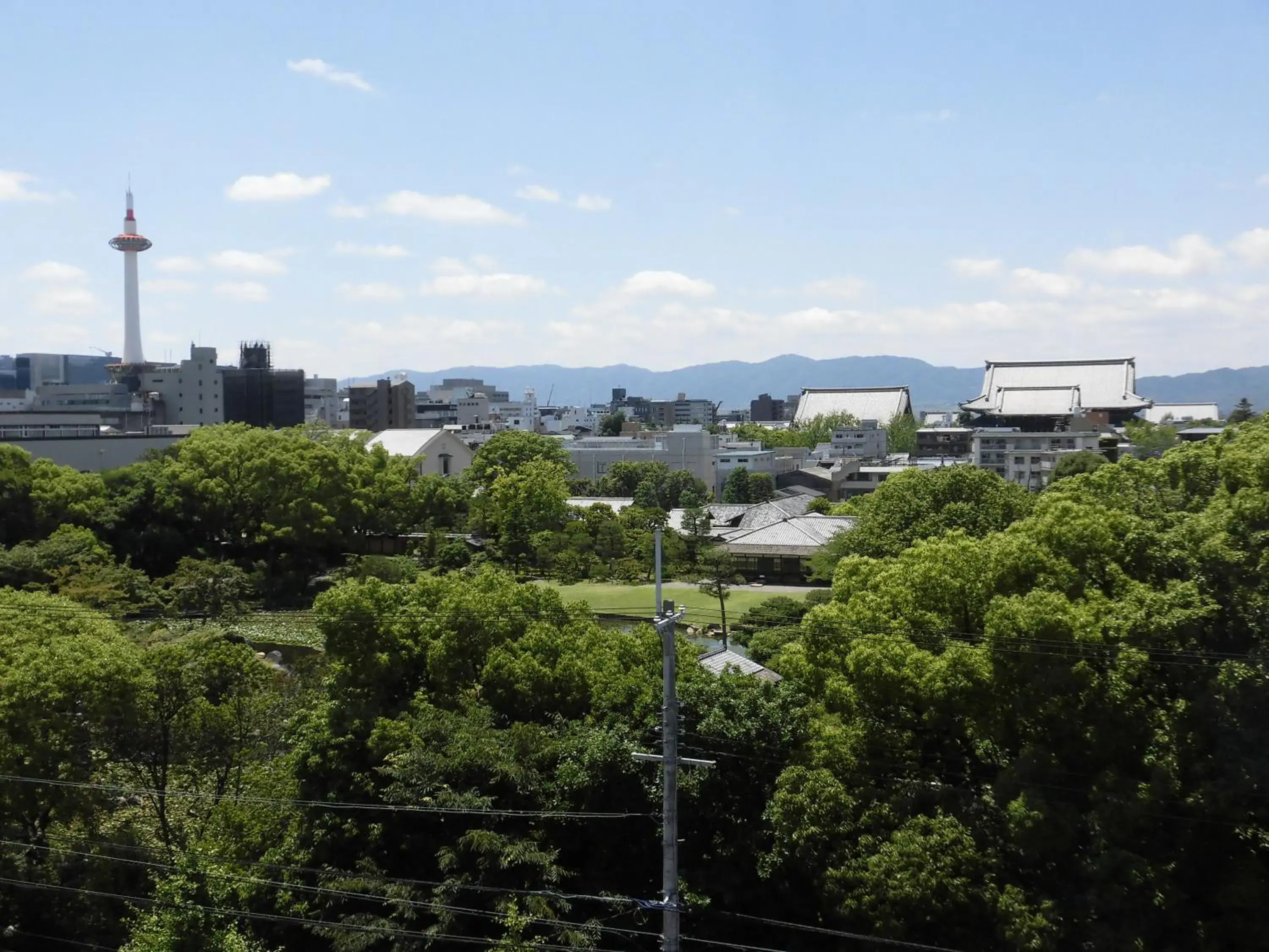 City view in Hotel IL Verde Kyoto