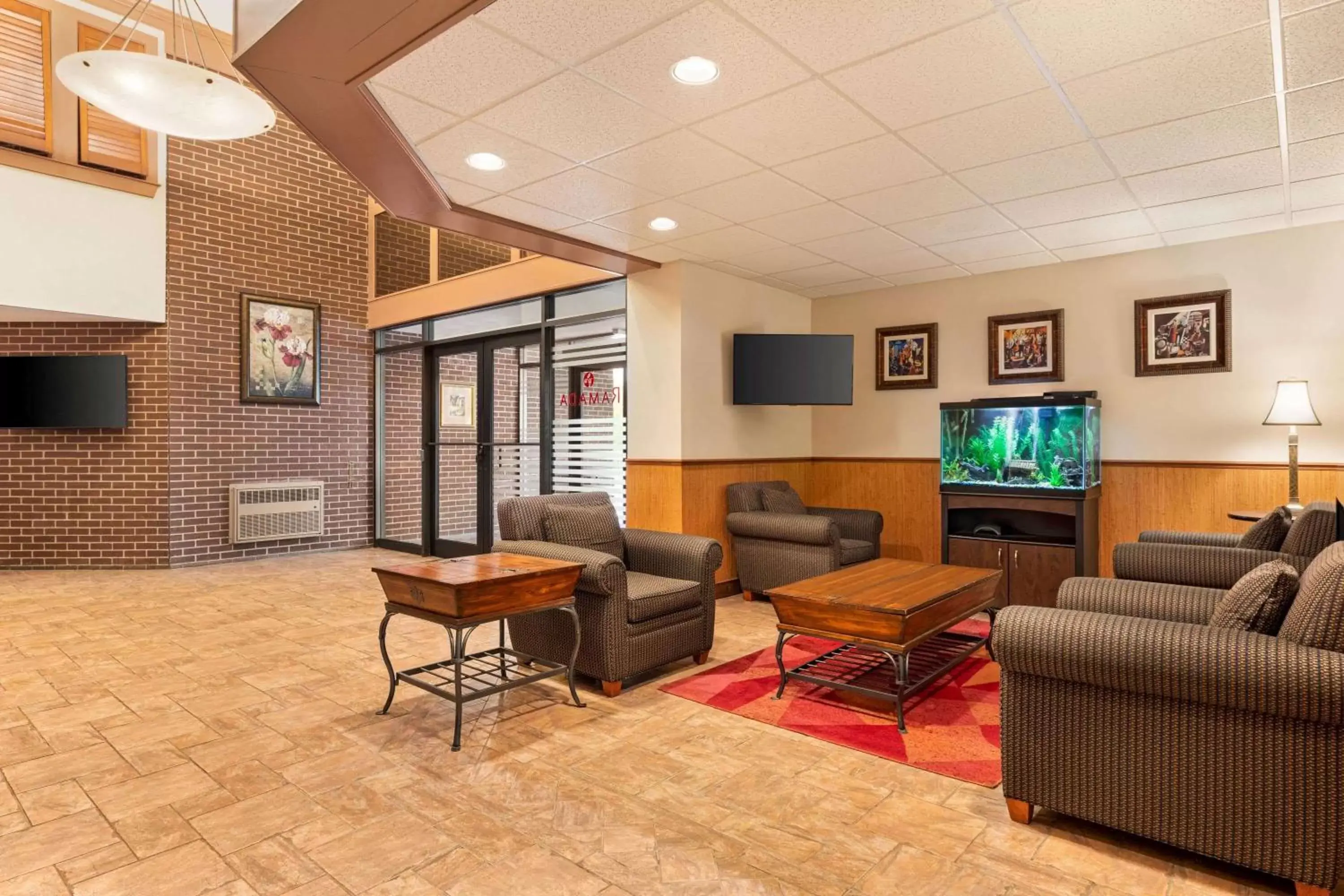 Lobby or reception, Seating Area in Ramada by Wyndham Fredericton