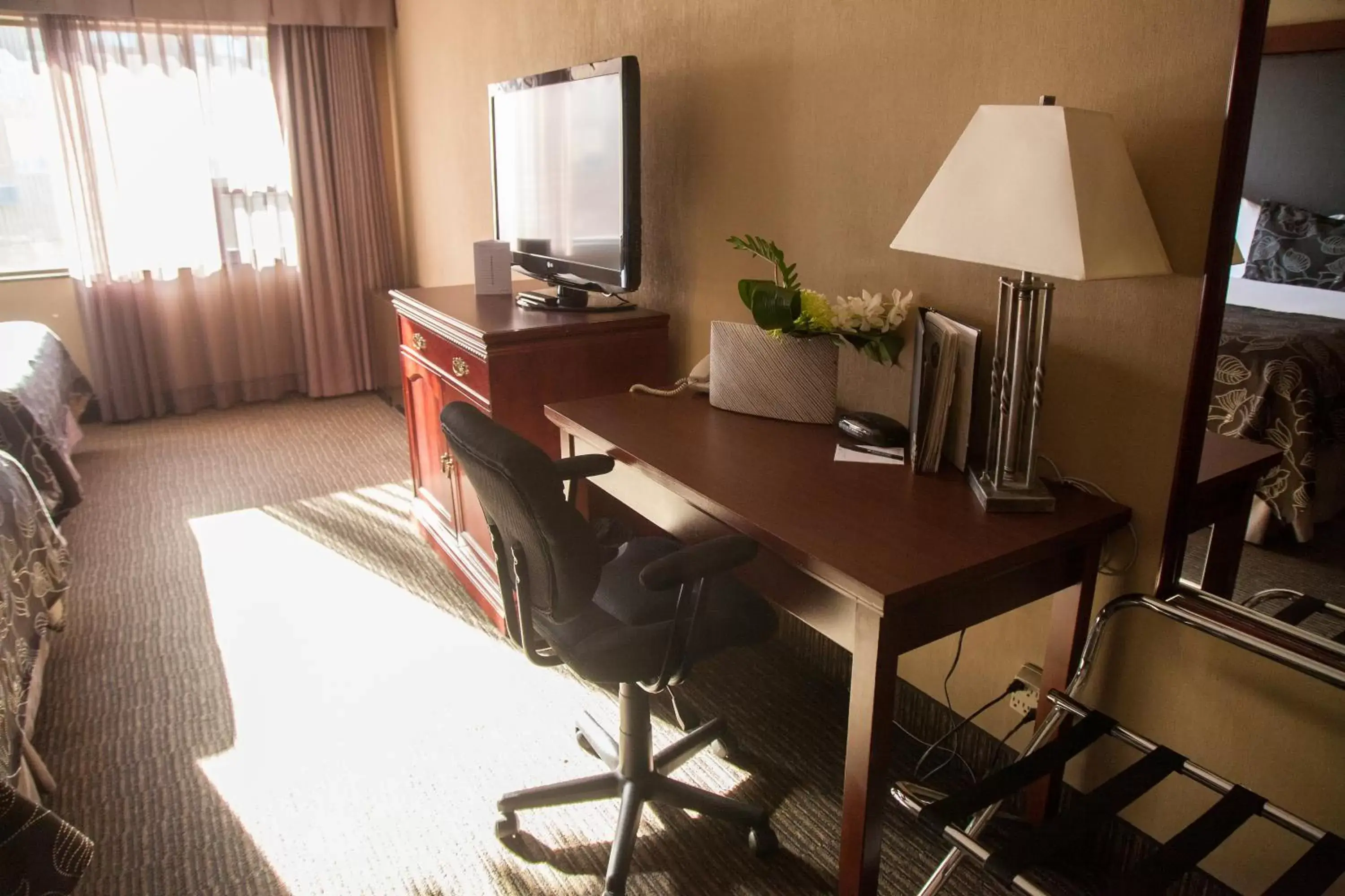 Seating area, TV/Entertainment Center in Medicine Hat Lodge, Trademark Collection by Wyndham