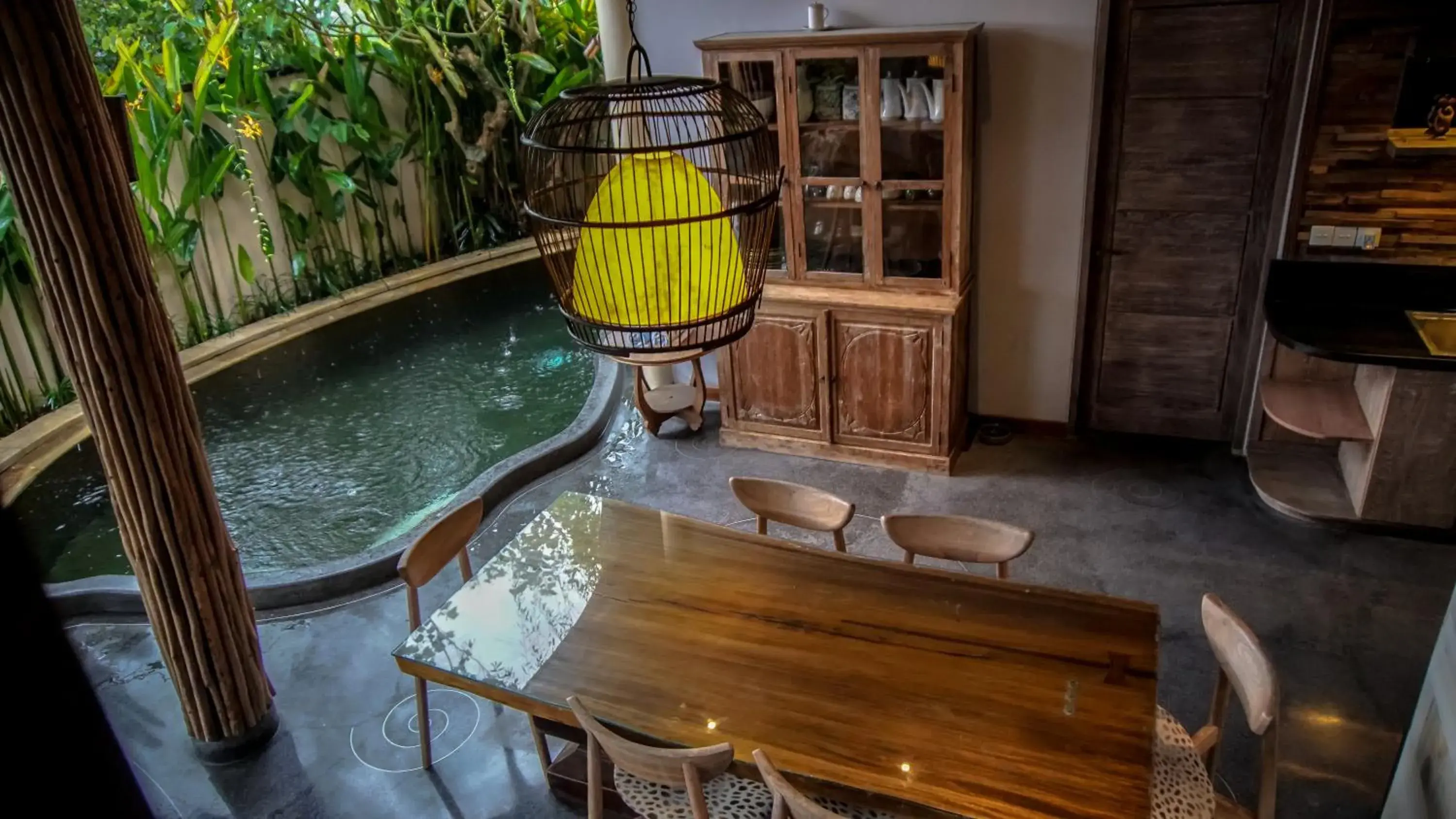 Living room in Aryaswara Villa Ubud