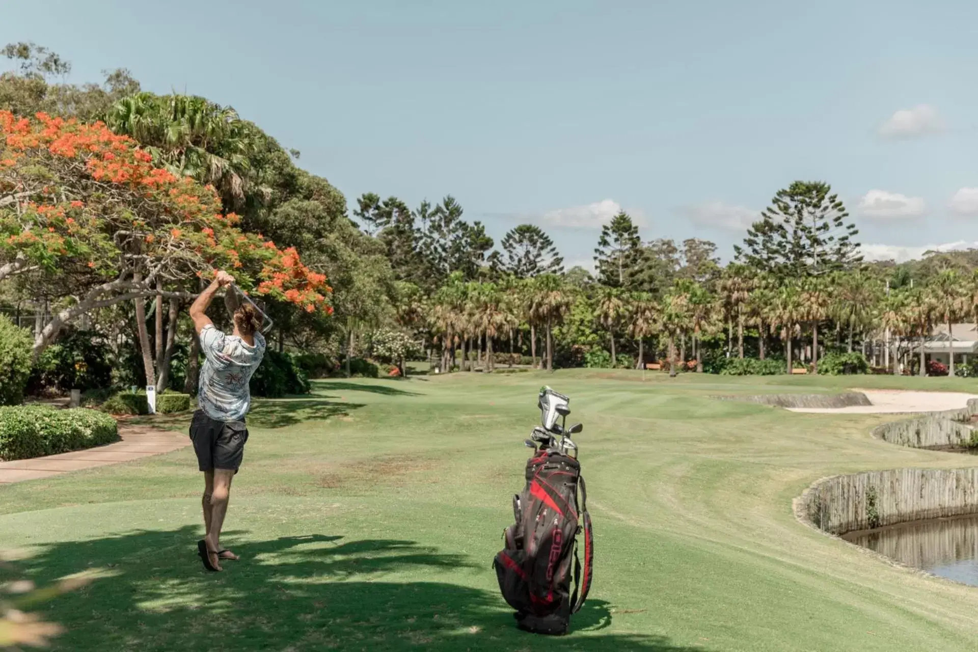 Golfcourse in Charlesworth Bay Beach Resort