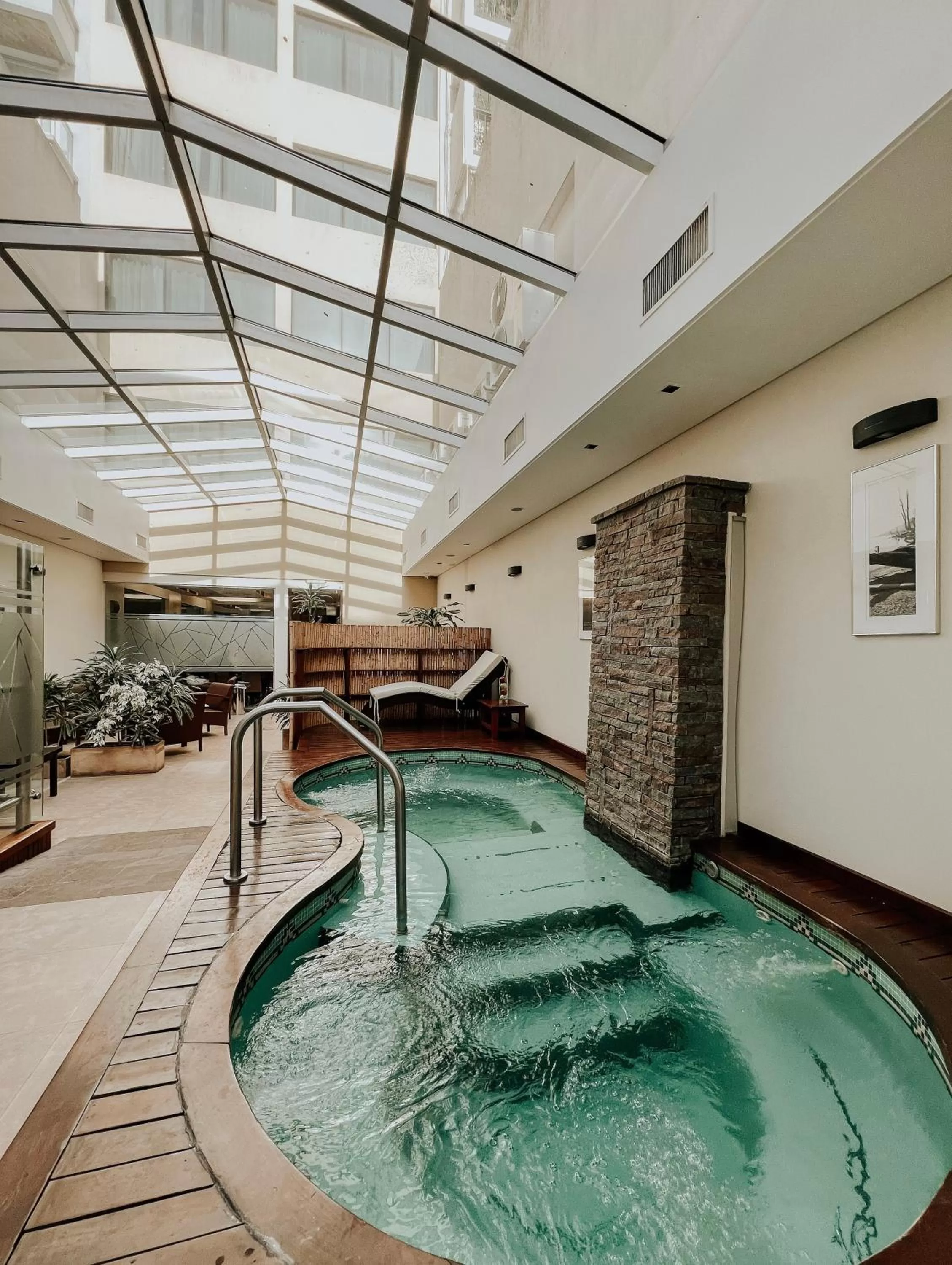 Pool view in Blank Hotel Recoleta