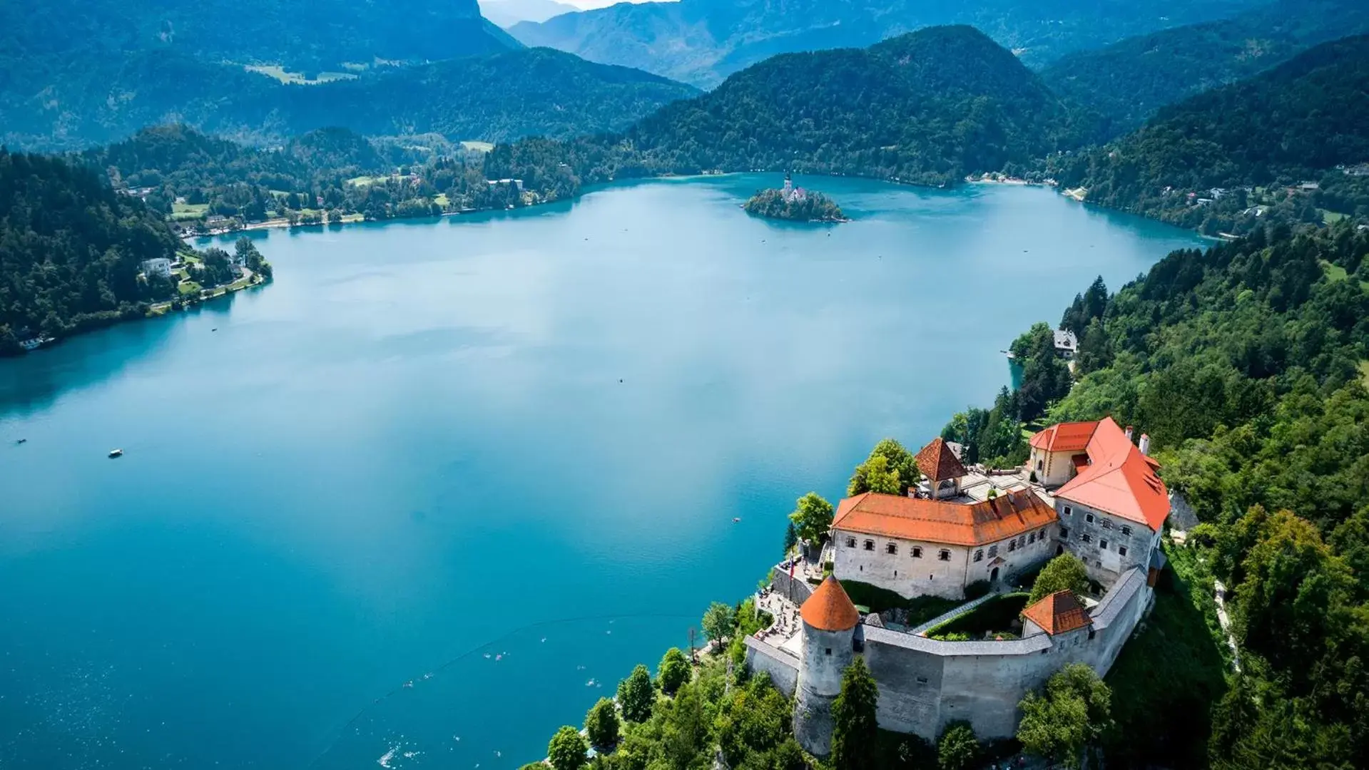 Bird's eye view, Bird's-eye View in Bled Rose Hotel